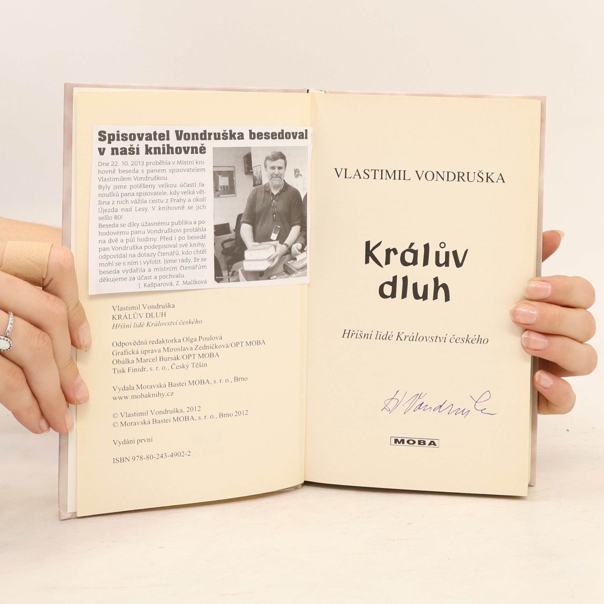 Vlastimil Vondruška Králův dluh