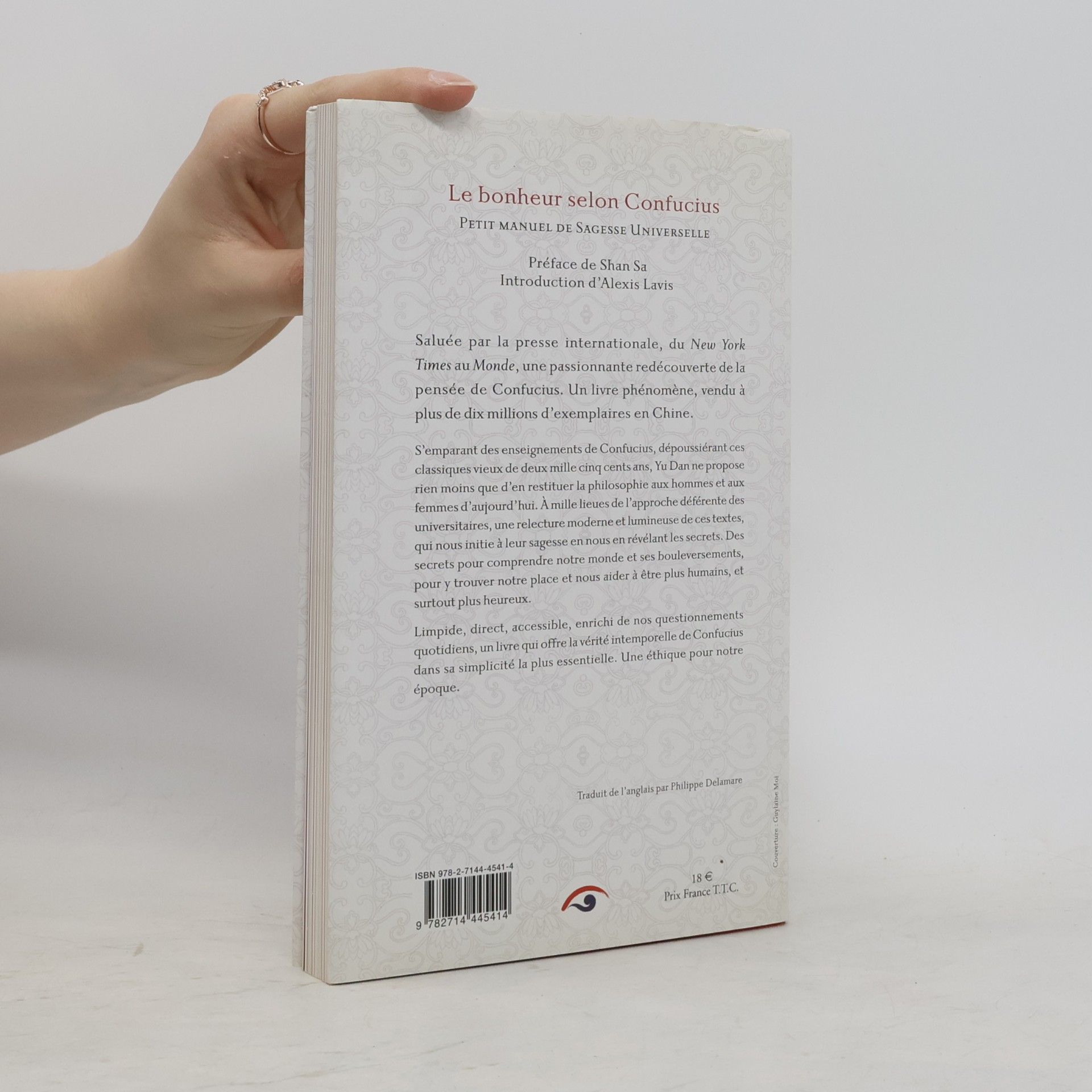 Dan Yu Le bonheur selon Confucius