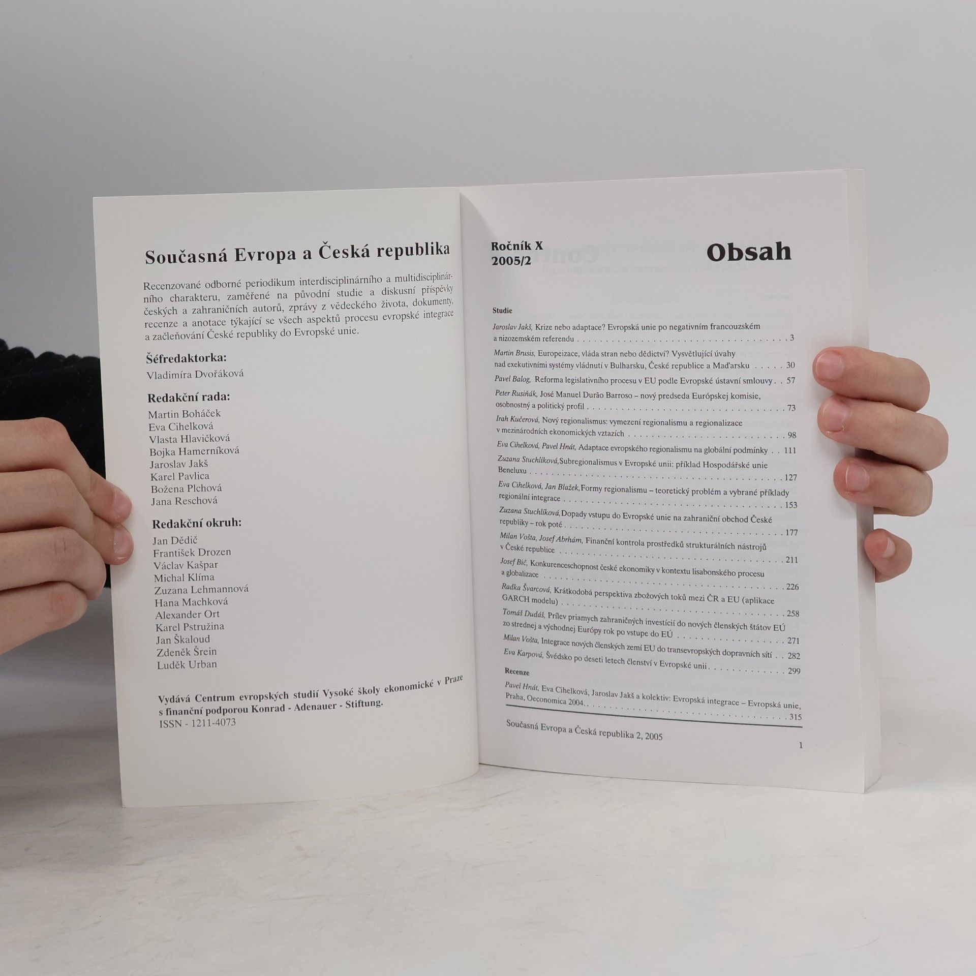 Autores varios Současná Evropa a Česká republika 2005/2
