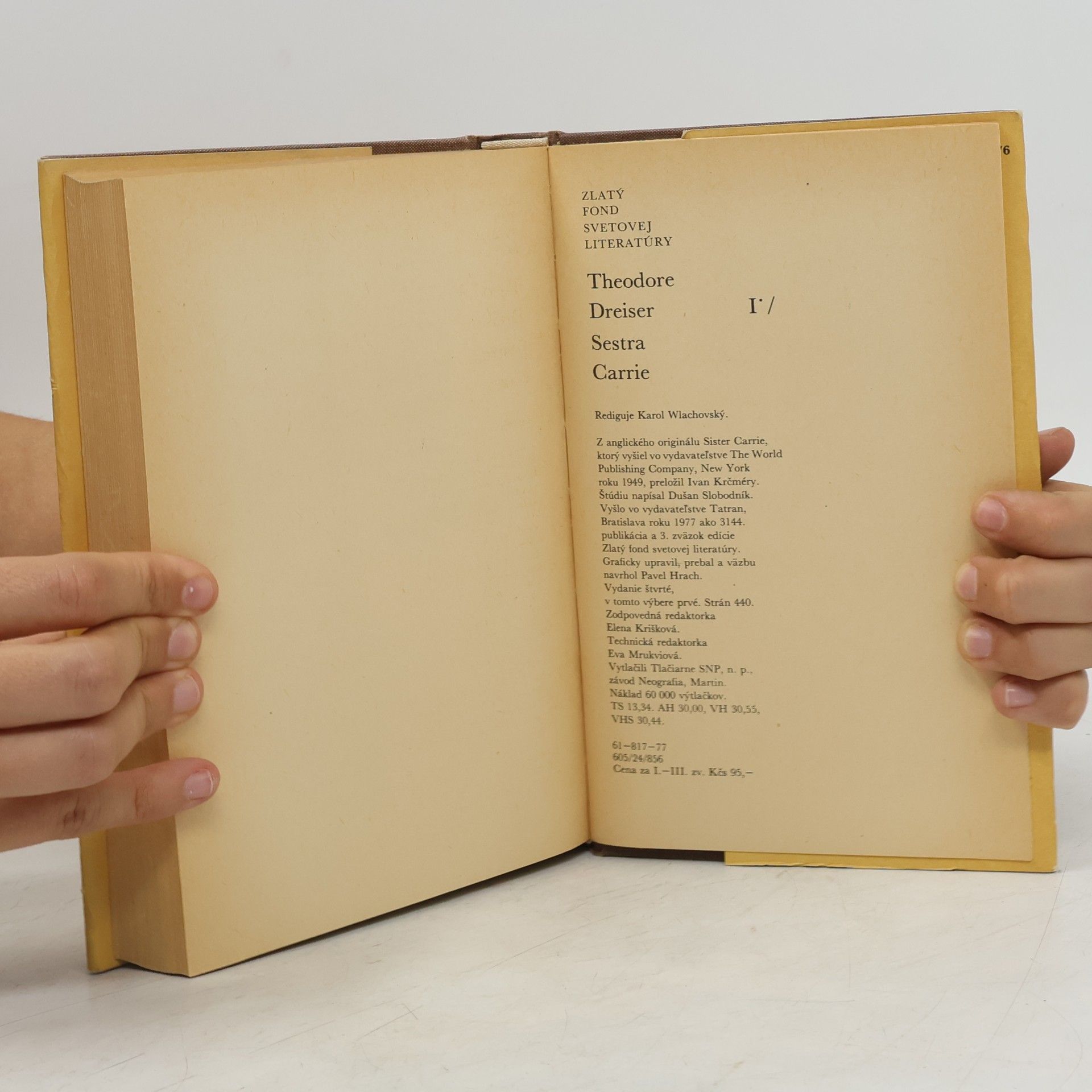 Theodore Dreiser Sestra Carrie