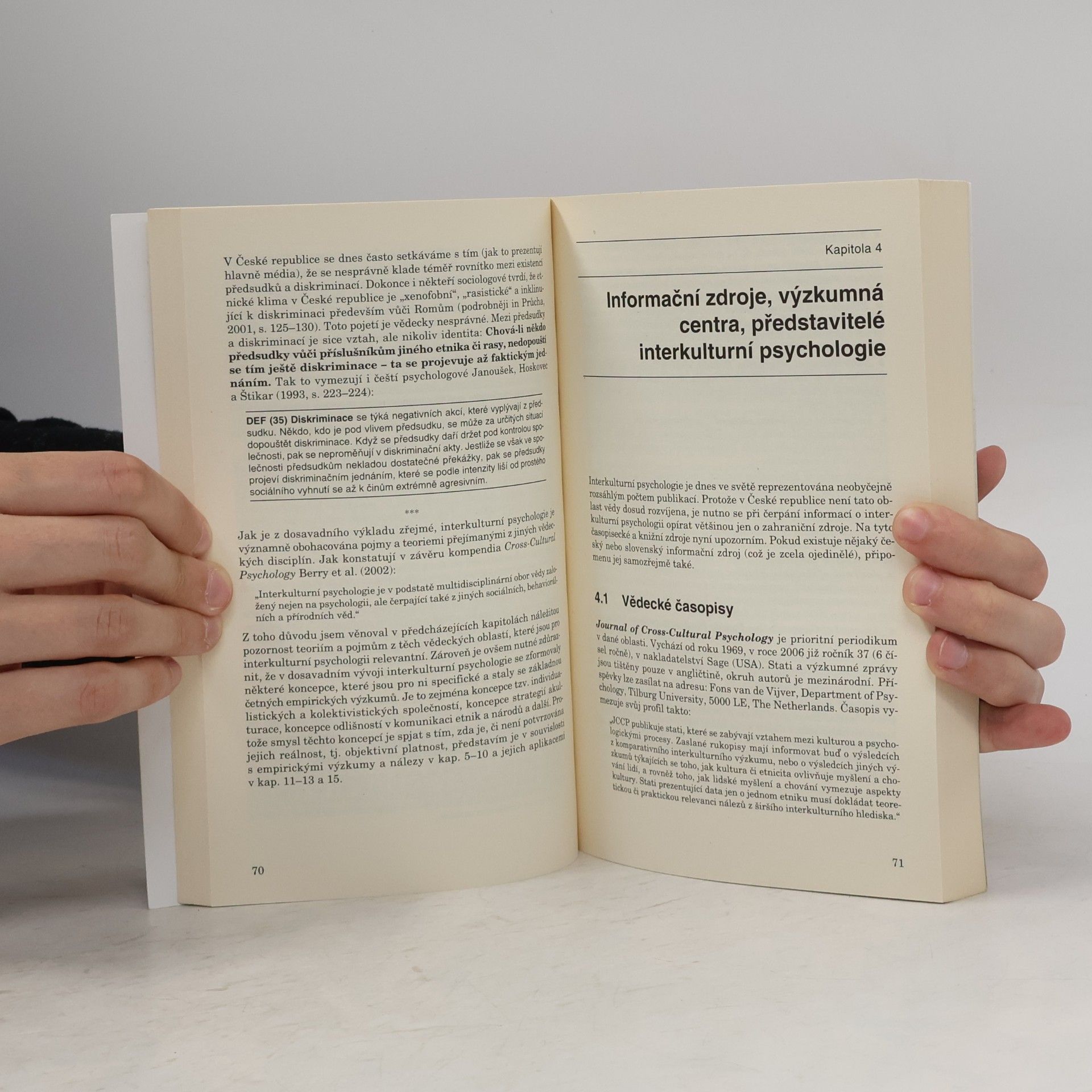 Jan Průcha Interkulturní psychologie. Sociopsychologické zkoumání kultur, etnik, ras a národů