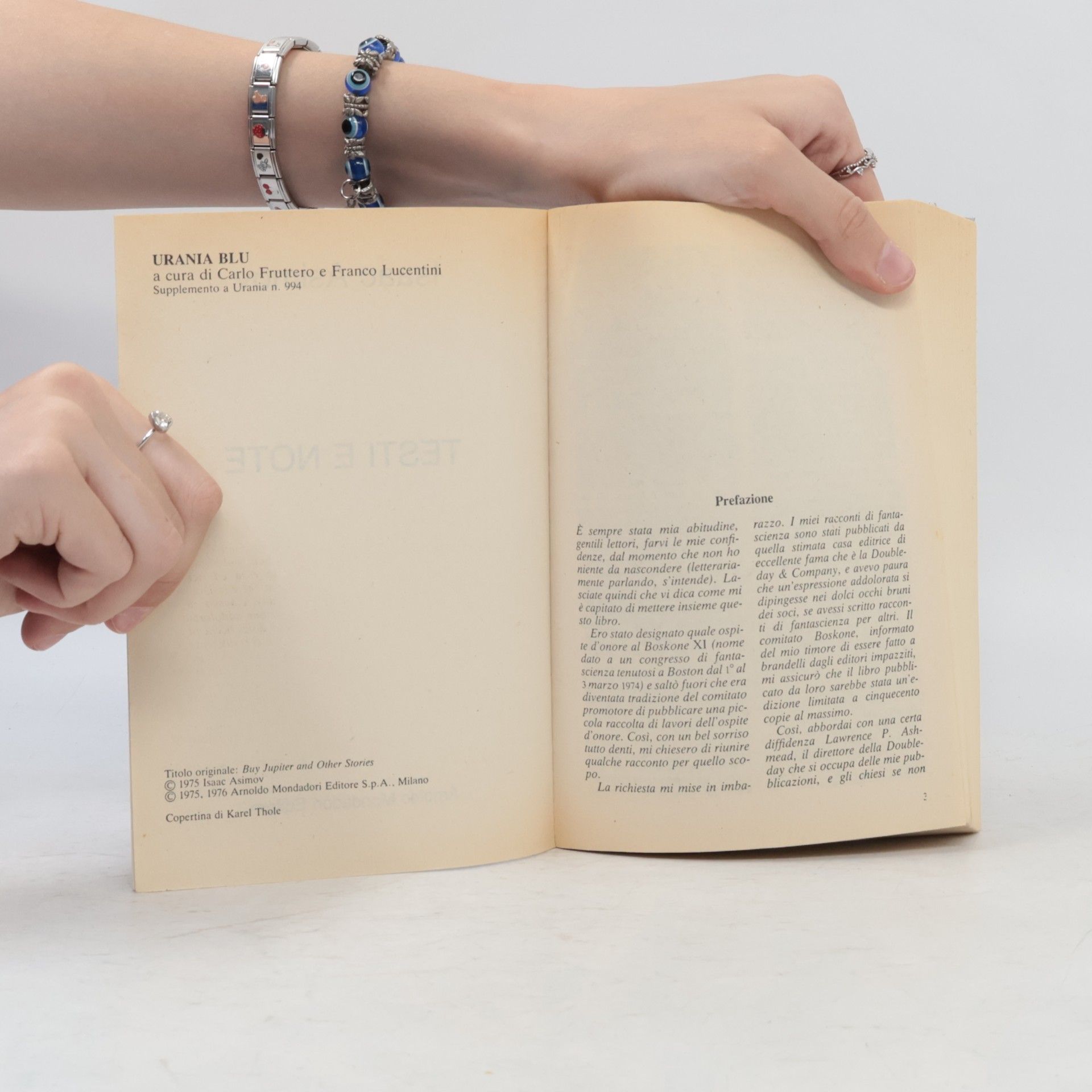 Isaac Asimov Testi e note