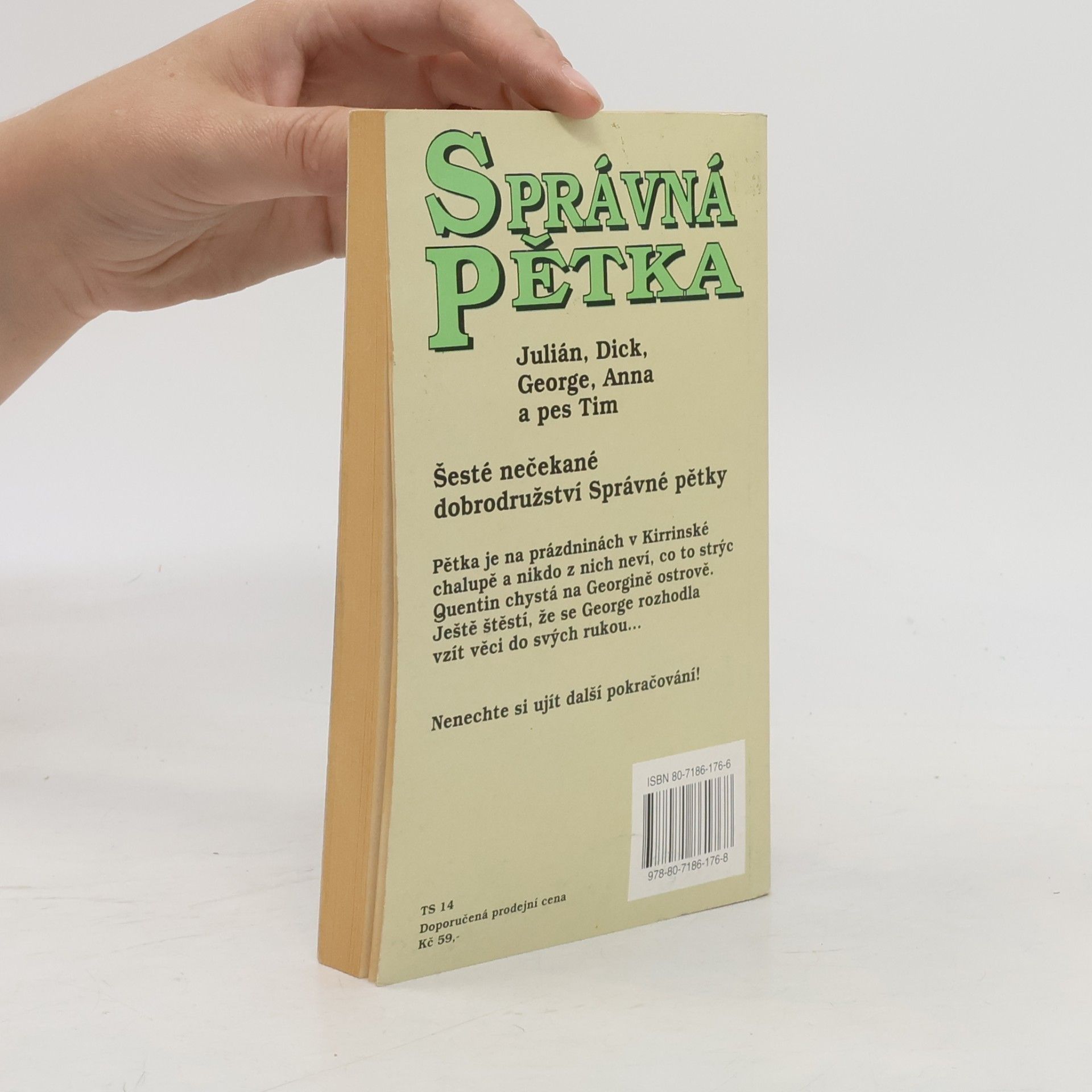 Enid Blyton Správná pětka - Pětka znovu na ostrově