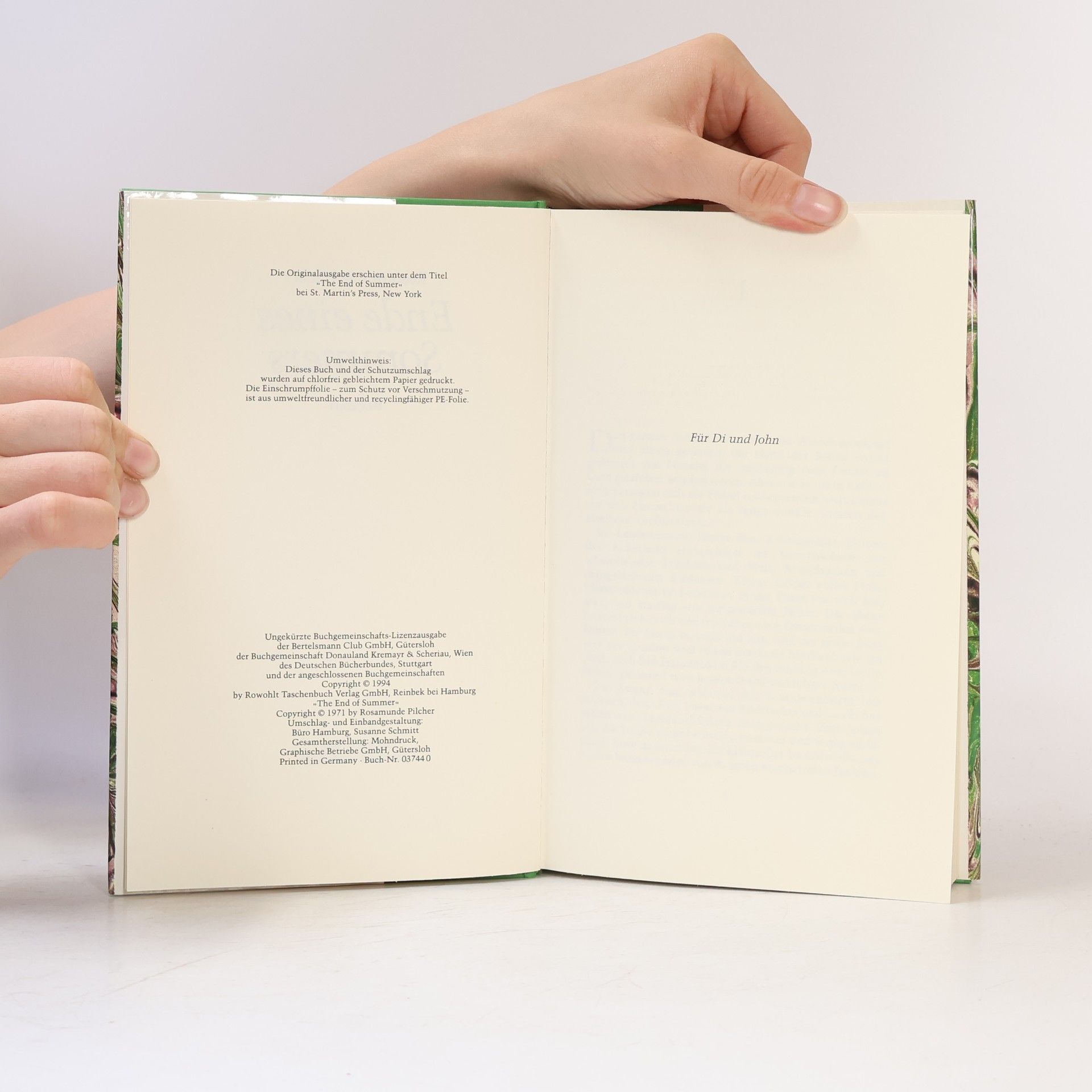 Rosamunde Pilcher Ende eines Sommers