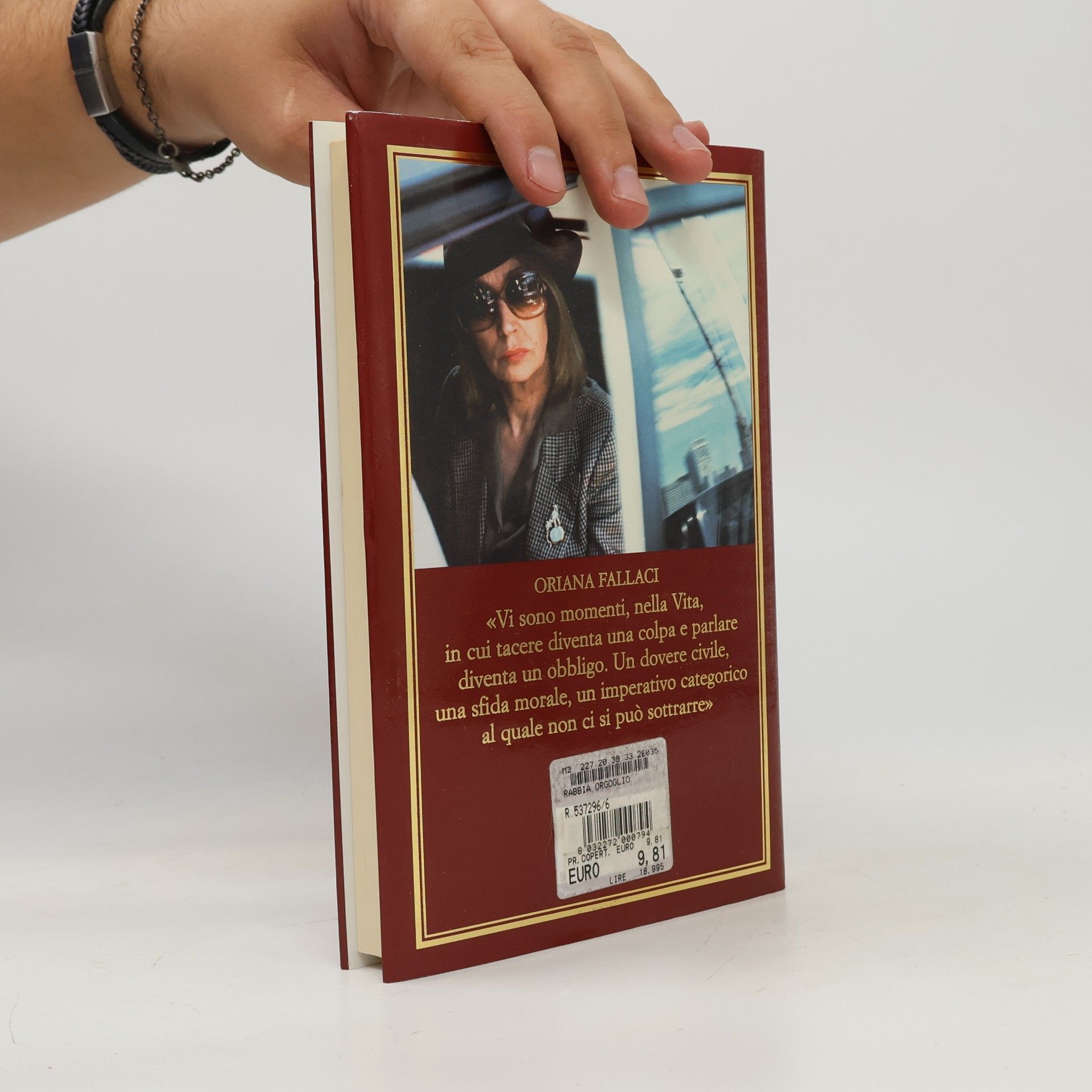 Oriana Fallaci La rabbia e l'orgoglio
