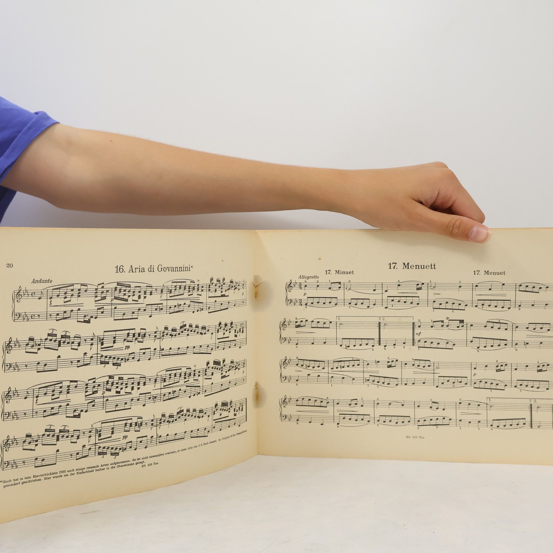 Johann Sebastian Bach Notenbüchlein Für Anna Magdalena Bach