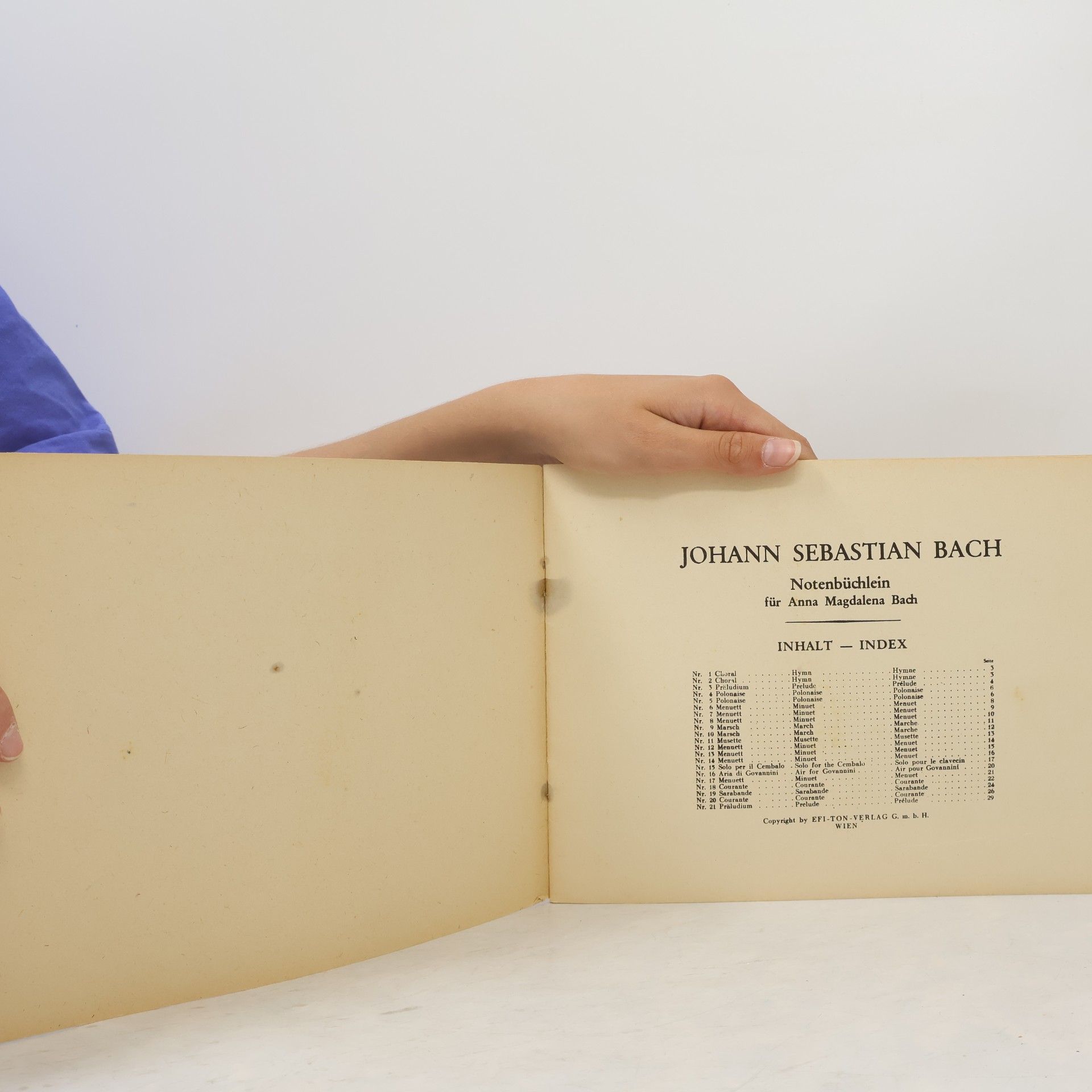 Johann Sebastian Bach Notenbüchlein Für Anna Magdalena Bach