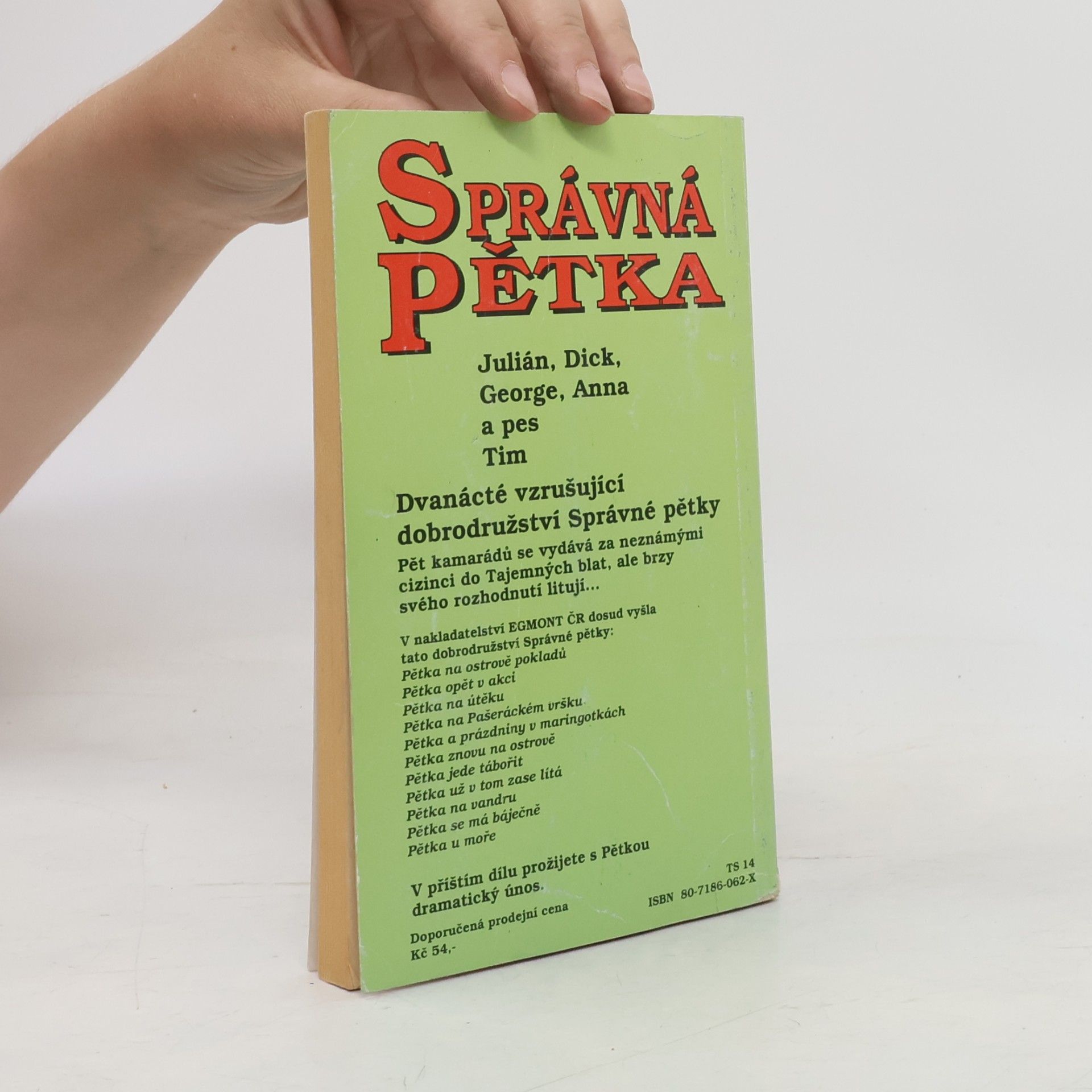 Enid Blyton Správná pětka - Pětka na Tajemných blatech