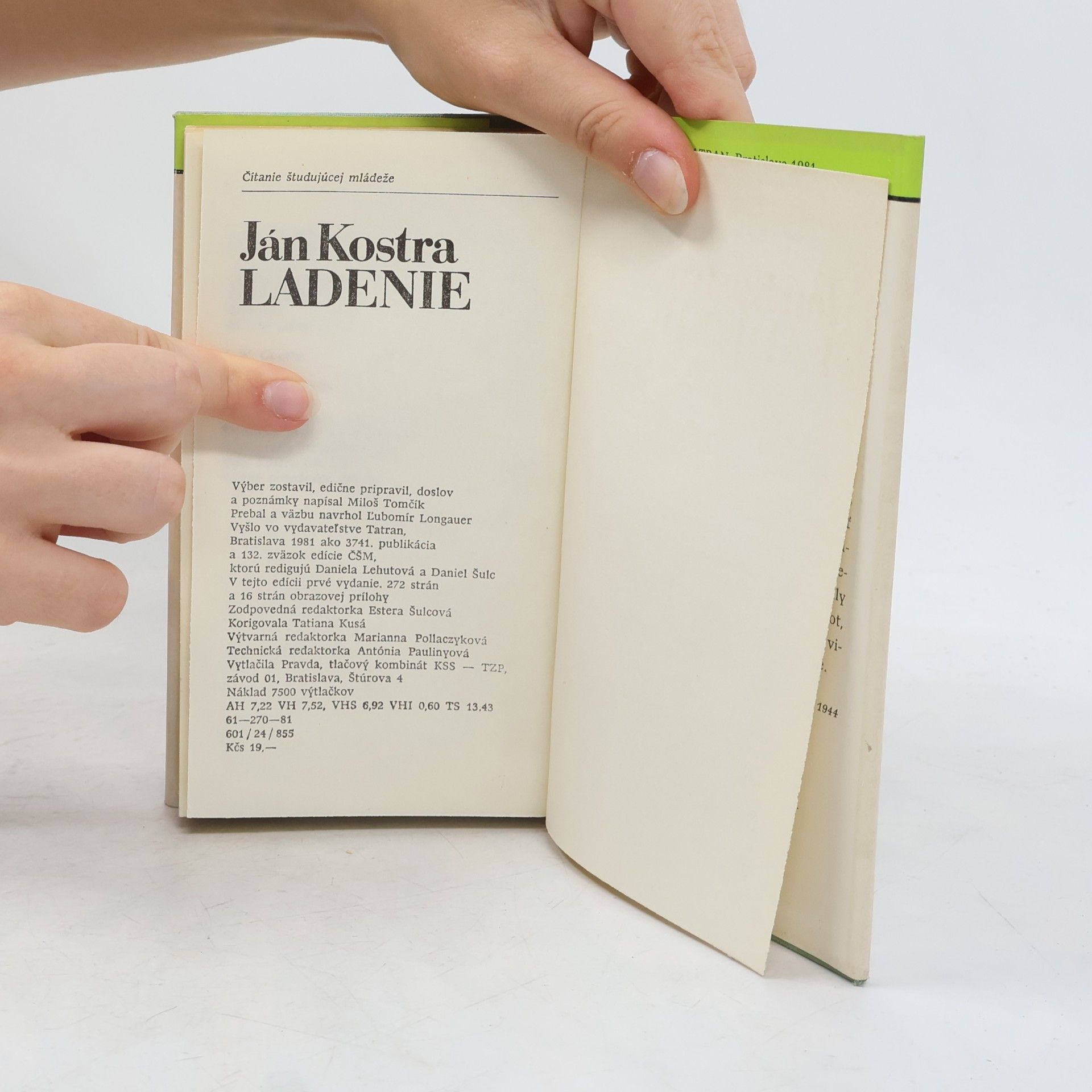 Ján Kostra Ladenie