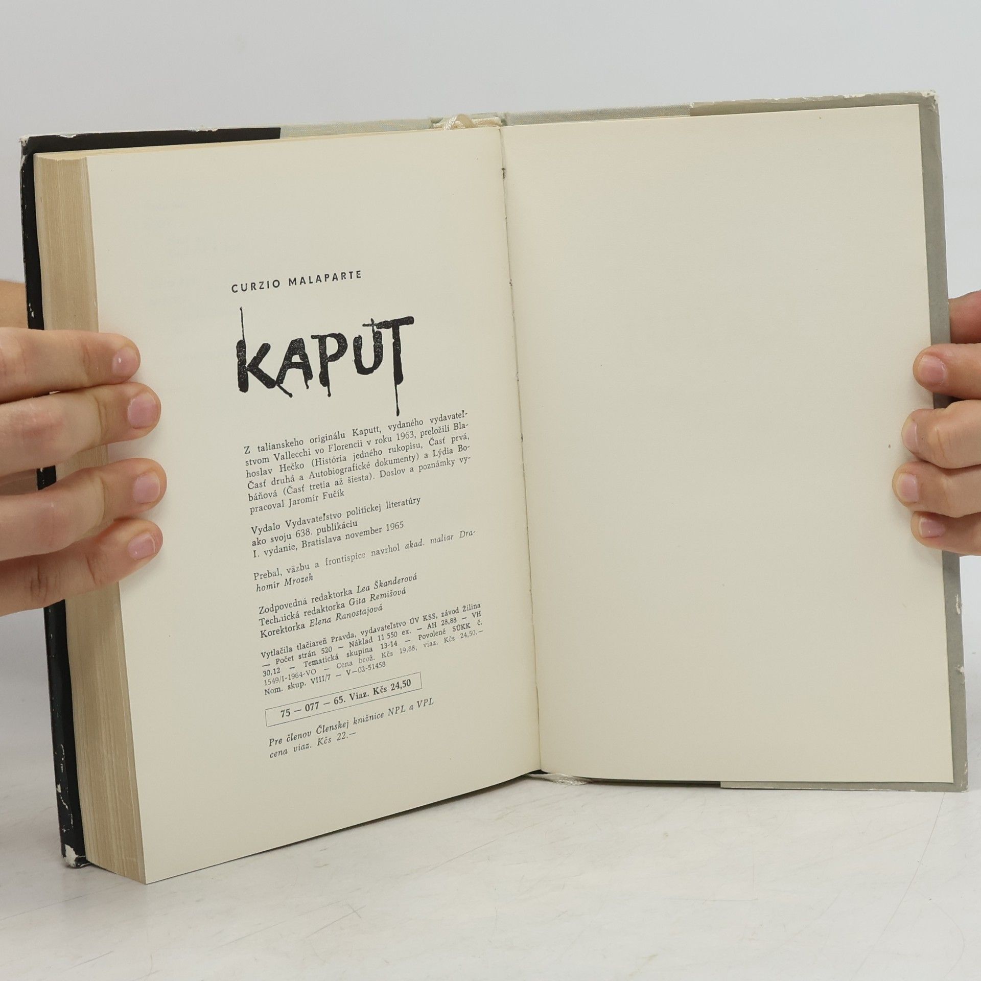 Curzio Malaparte Kaput