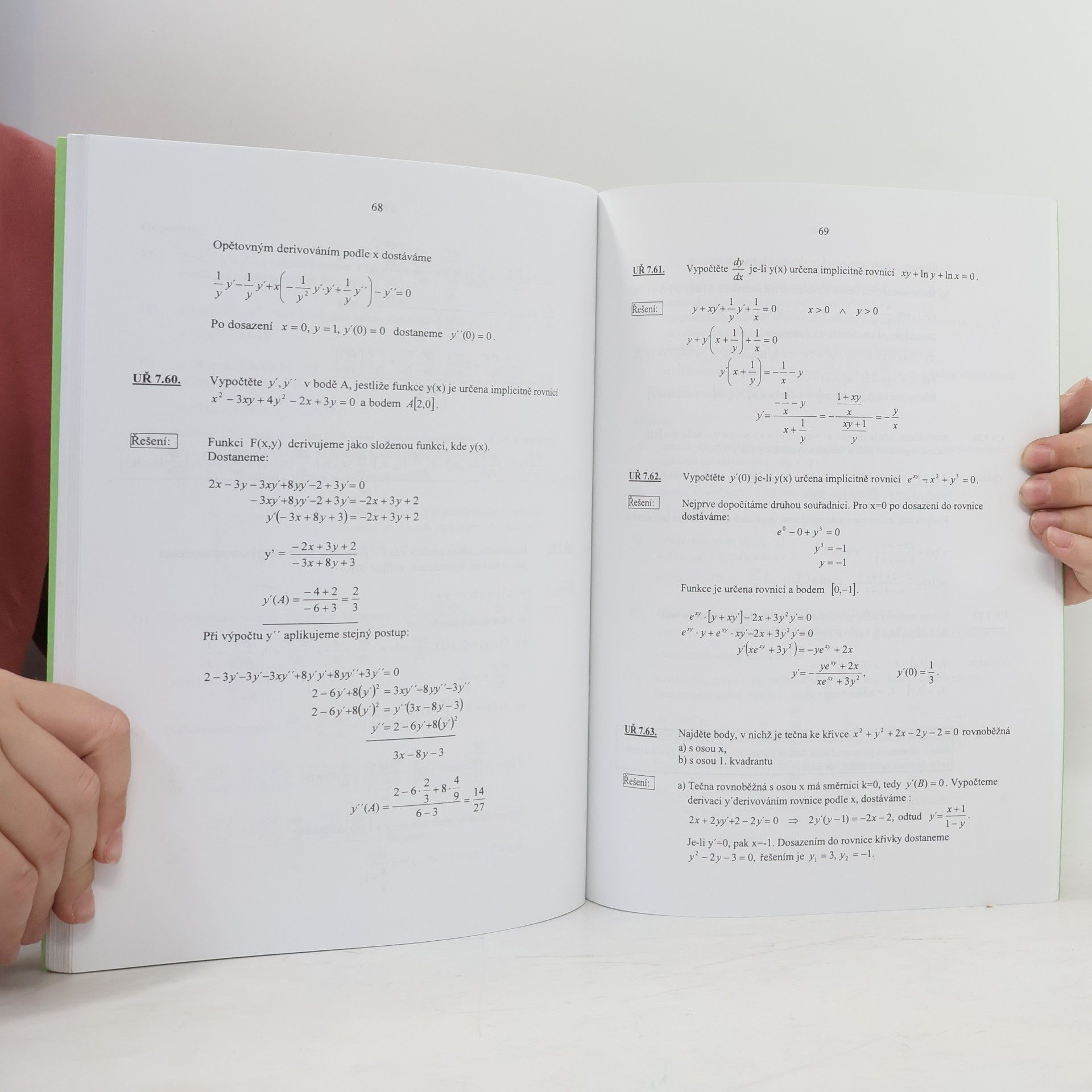 Jana Janská Průvodce předmětem Matematika II