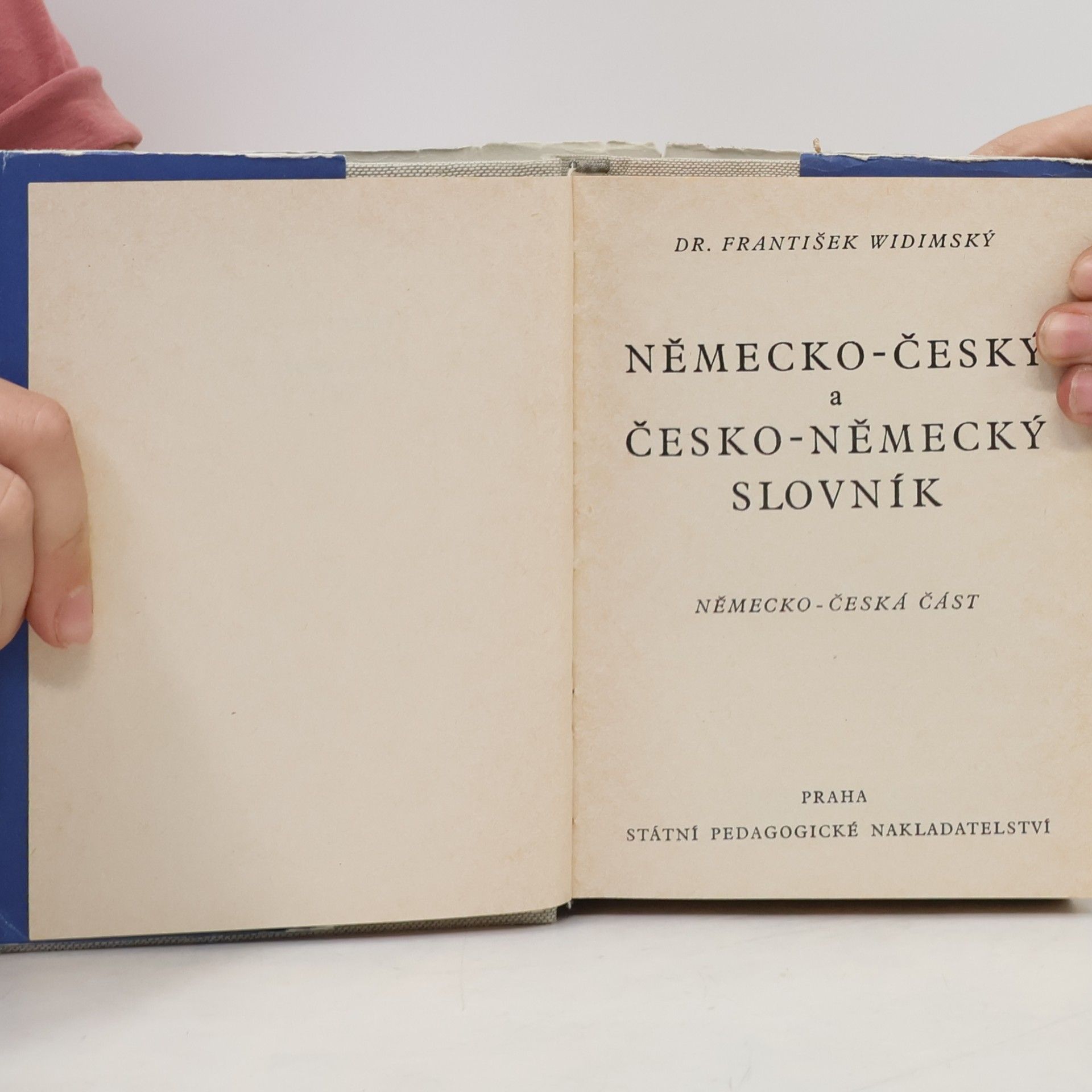František Widimský Německo-český a česko-německý slovník