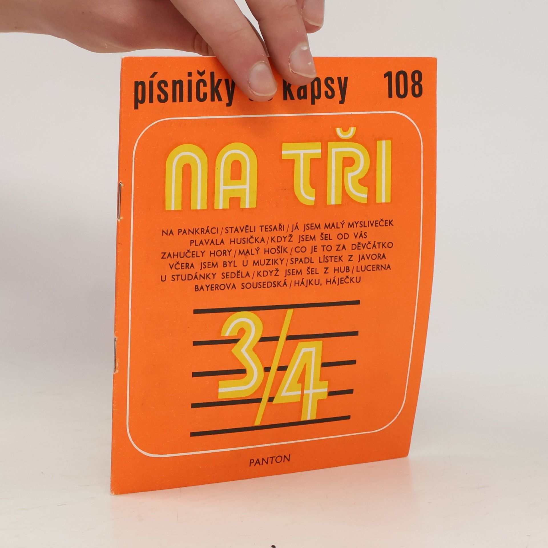 Collectif d'auteurs Písničky do kapsy 108. Na tři