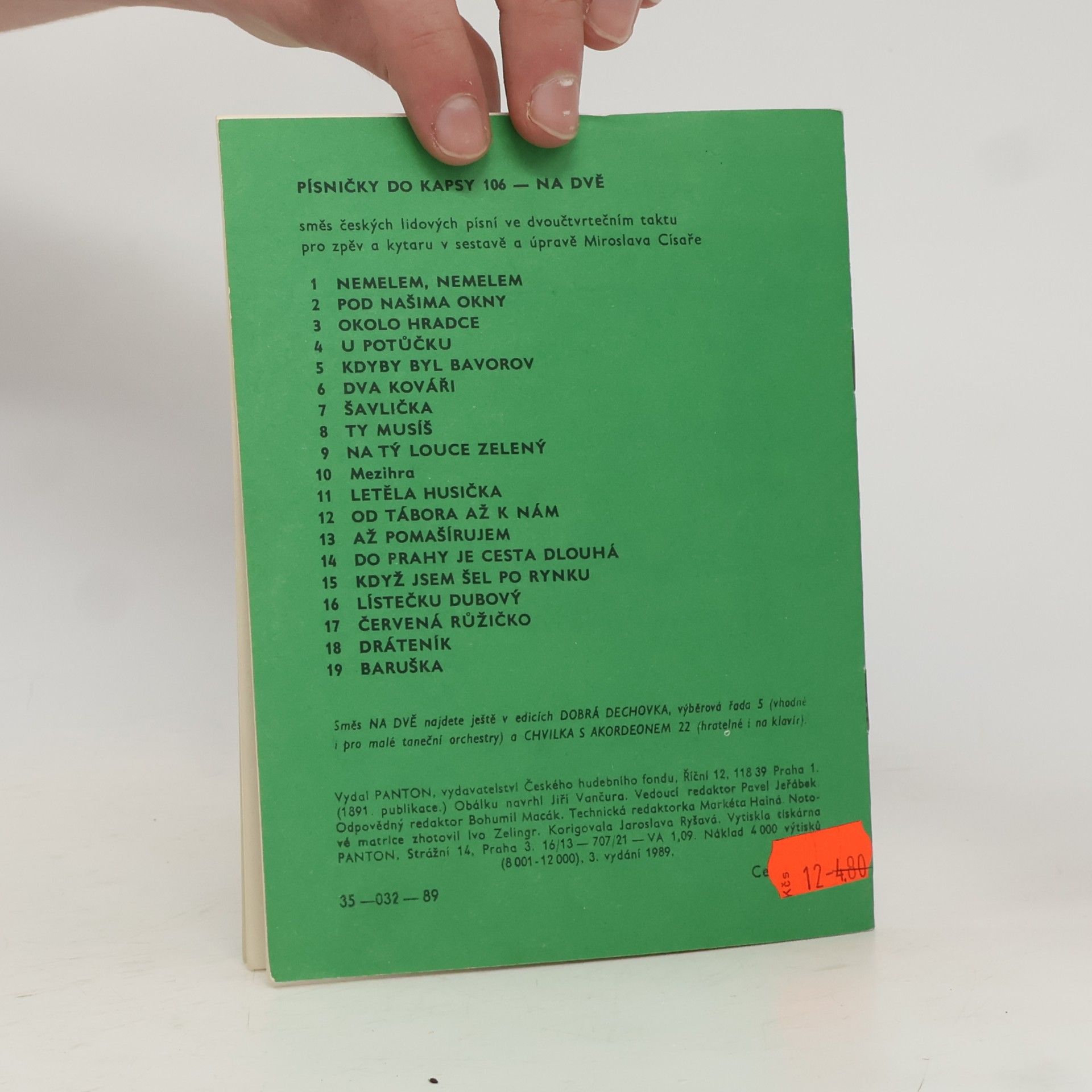 Autorenkollektiv Písničky do kapsy 106. Na dvě