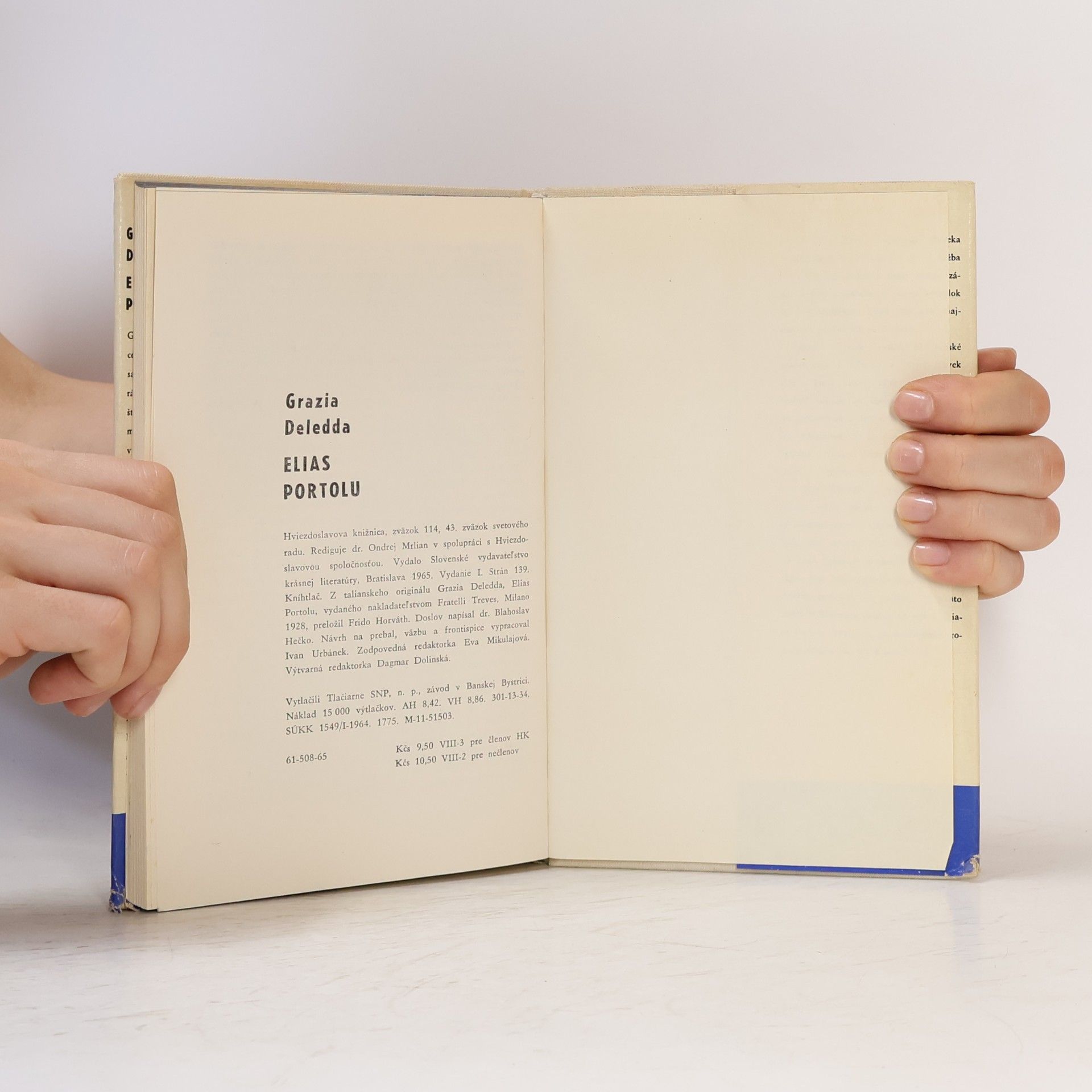 Grazia Deleddová Elias Portolu