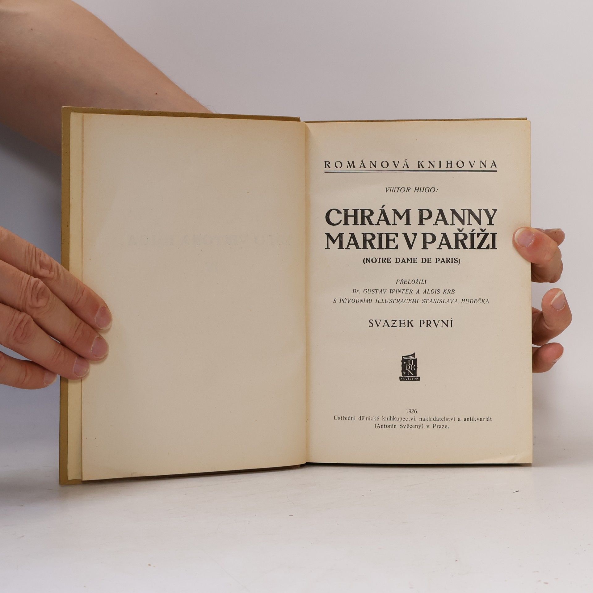 Victor Hugo Chrám Panny Marie v Paříži. Svazek 1