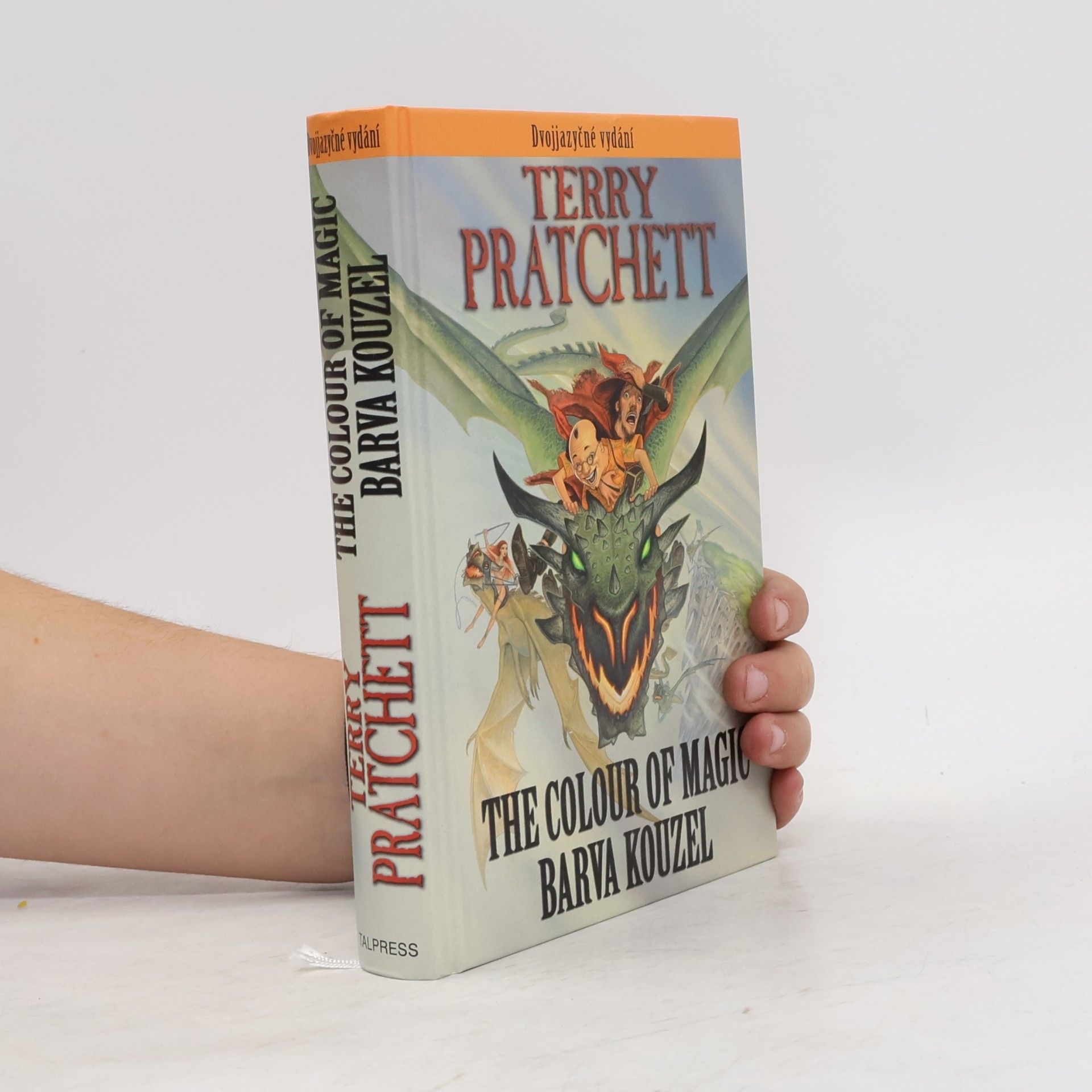 Terry Pratchett Barva kouzel, The colour of magic: Dvojjazyčné vydání