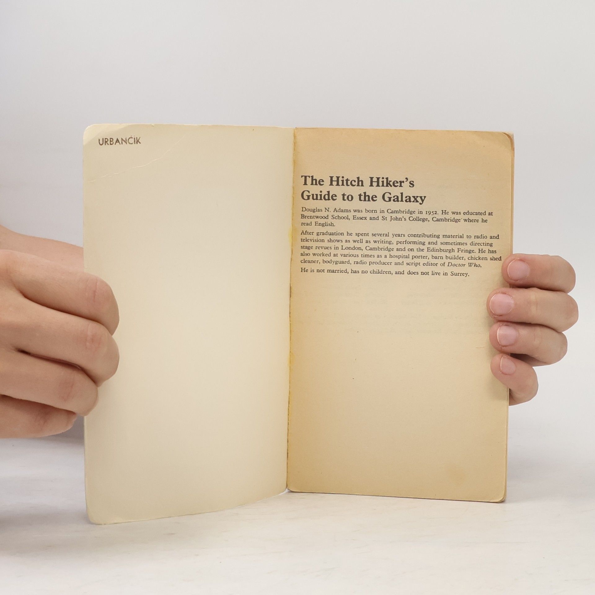Douglas Adams The Hitchhiker´s Guide to the Galaxy