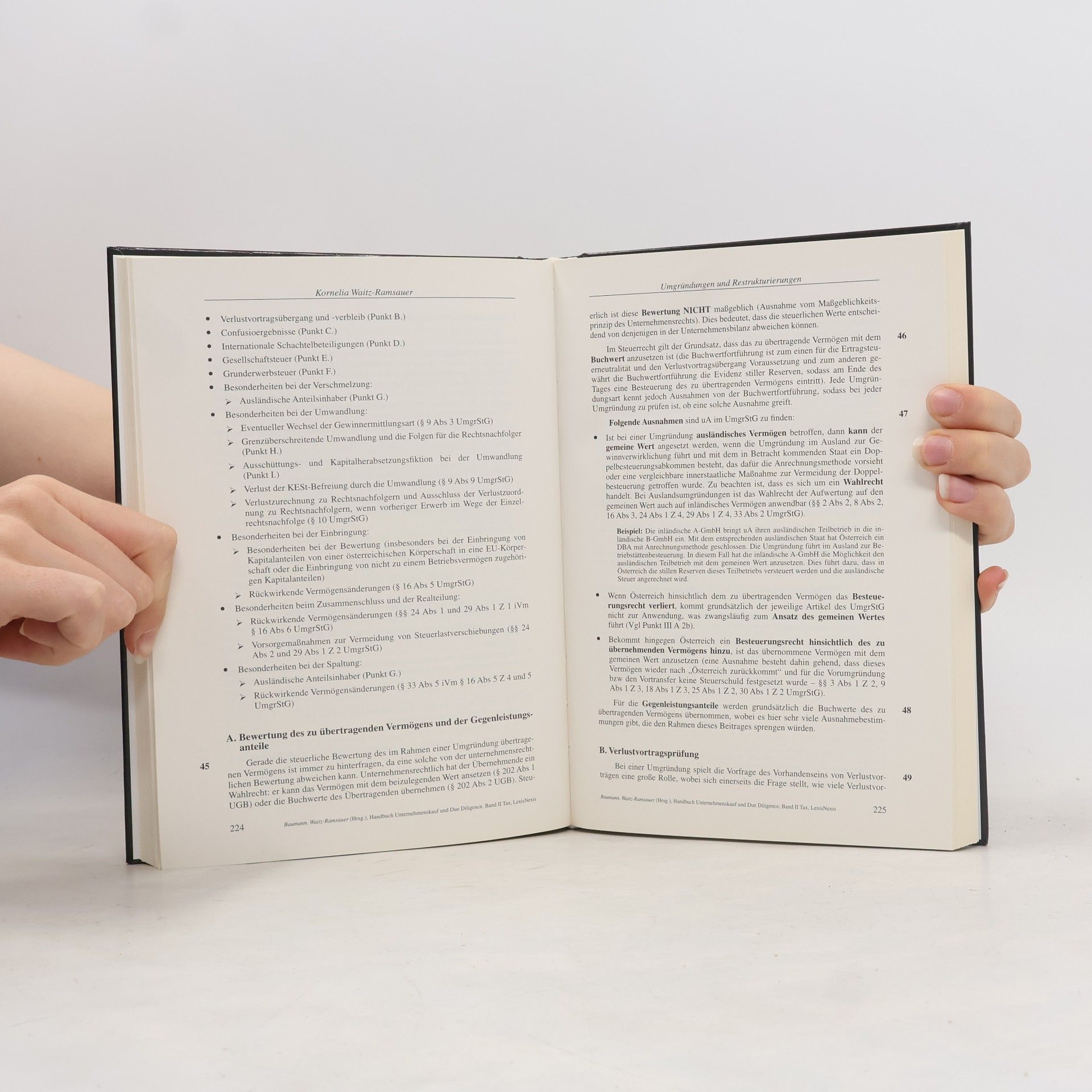 Andreas Baumann Wolf Theiss: Handbuch Unternehmenskauf & Due Diligence - Tax