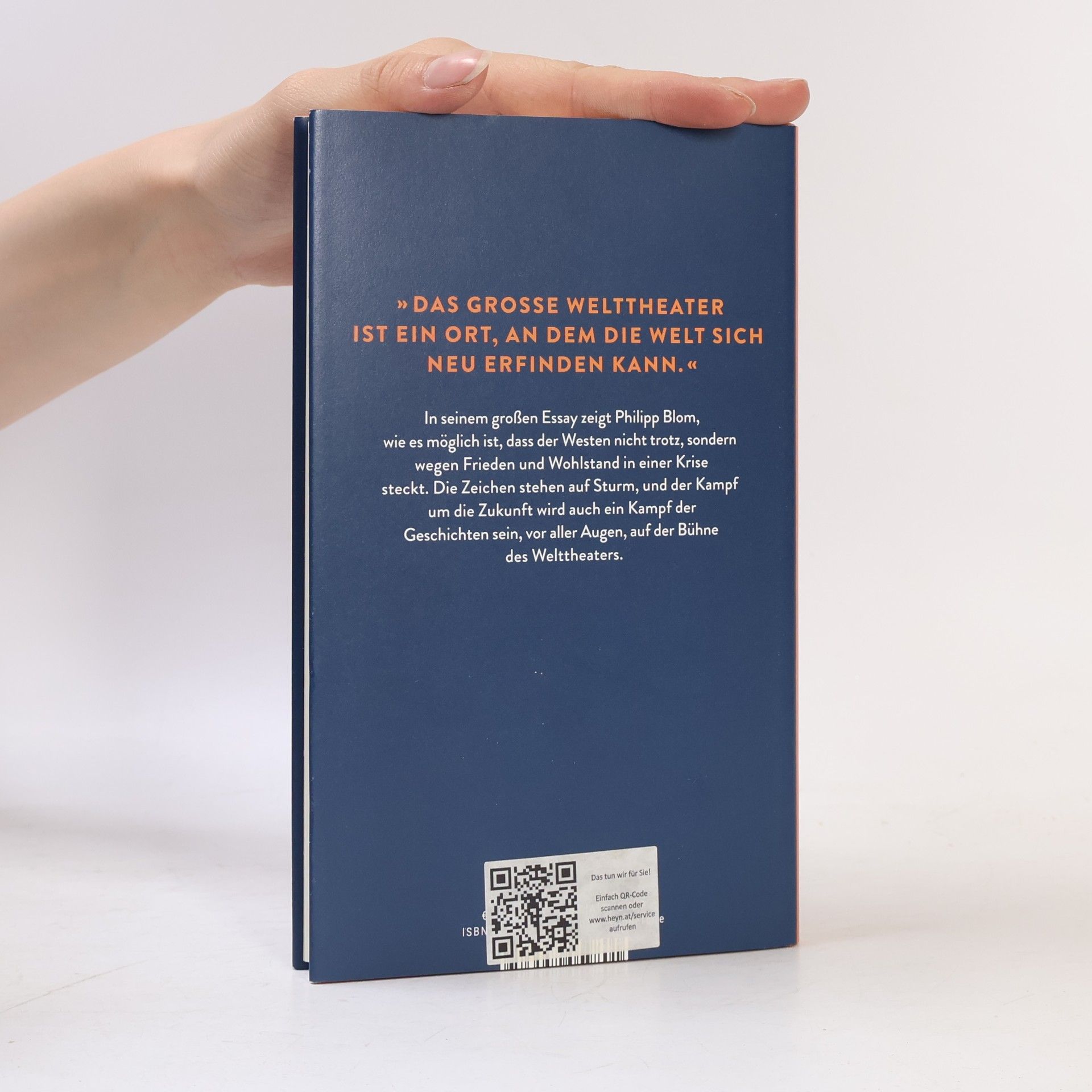 Philipp Blom Das grosse Welttheater