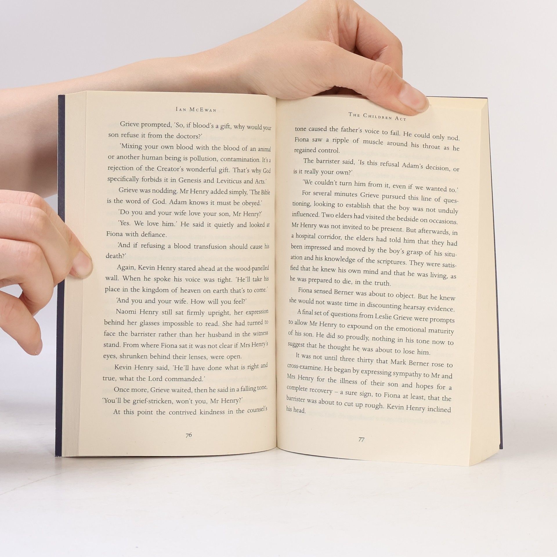 Ian McEwan The children act