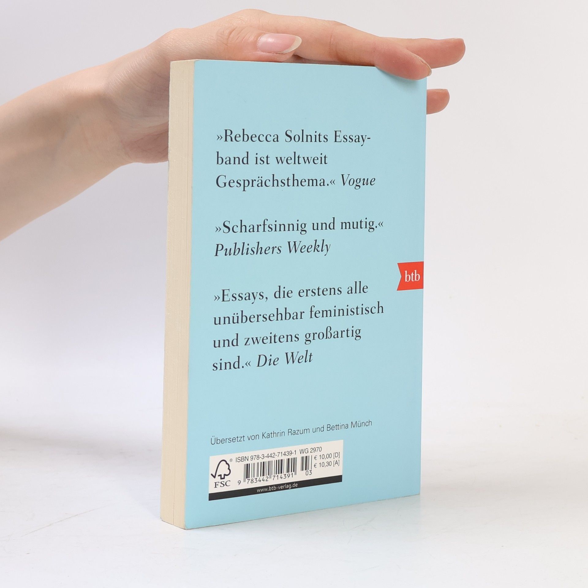 Rebecca Solnit Wenn Männer mir die Welt erklären