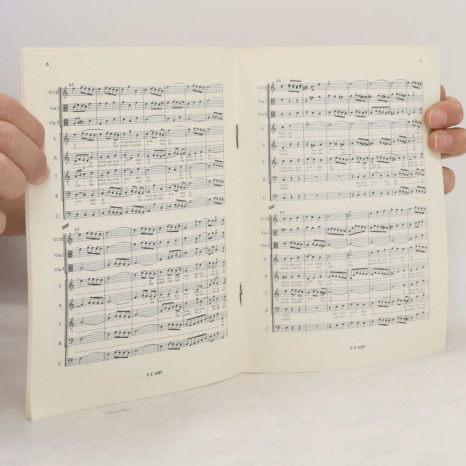 Johann Sebastian Bach Concerto for Violin, Strings and Basso continuo, A minor, BWV 1041