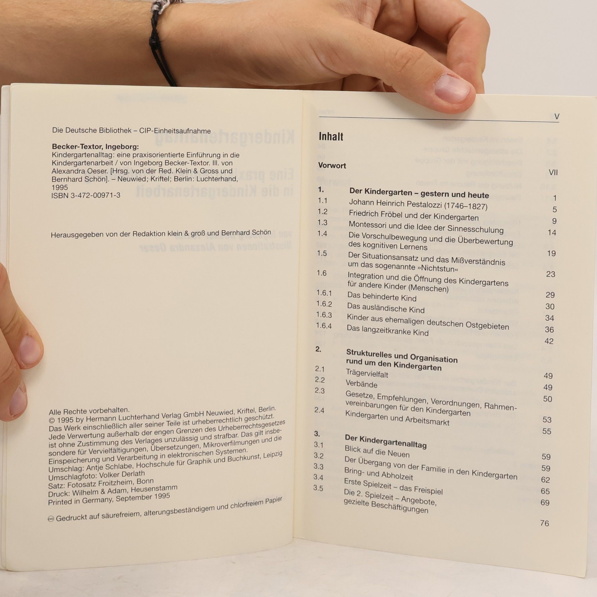 Ingeborg Becker Textor Kindergartenalltag