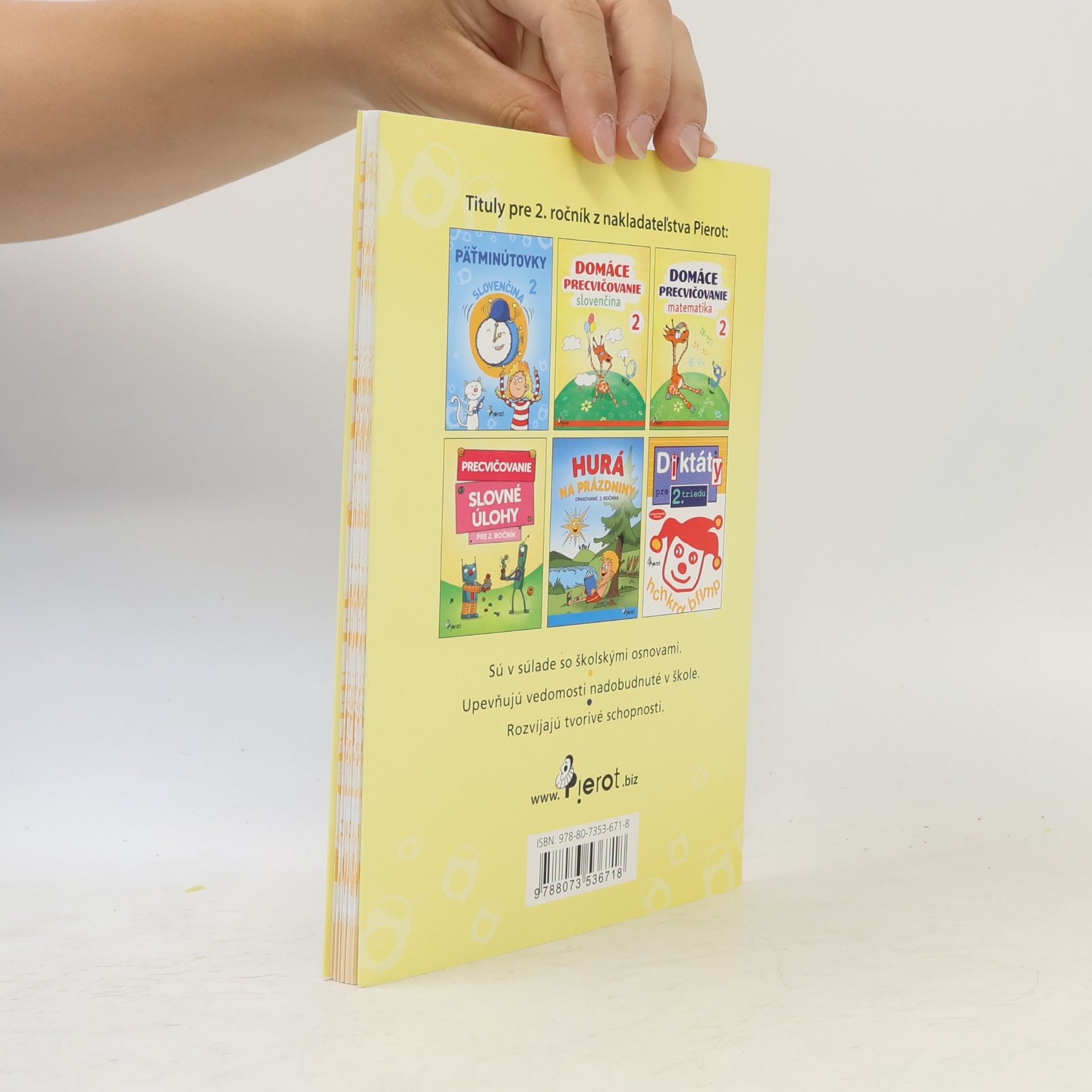 Various authors Päťminútovky z matematiky pre 2. ročník
