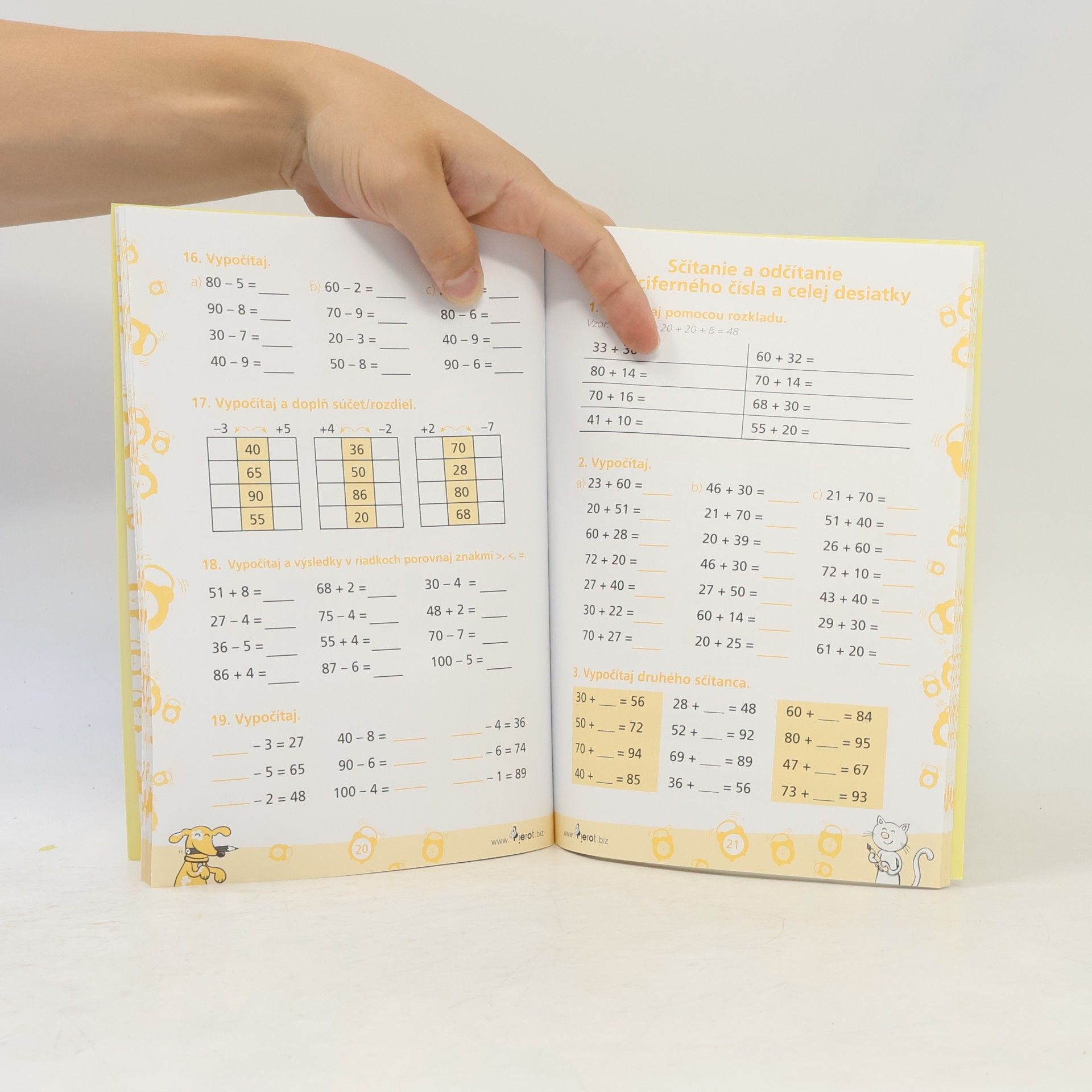 Various authors Päťminútovky z matematiky pre 2. ročník