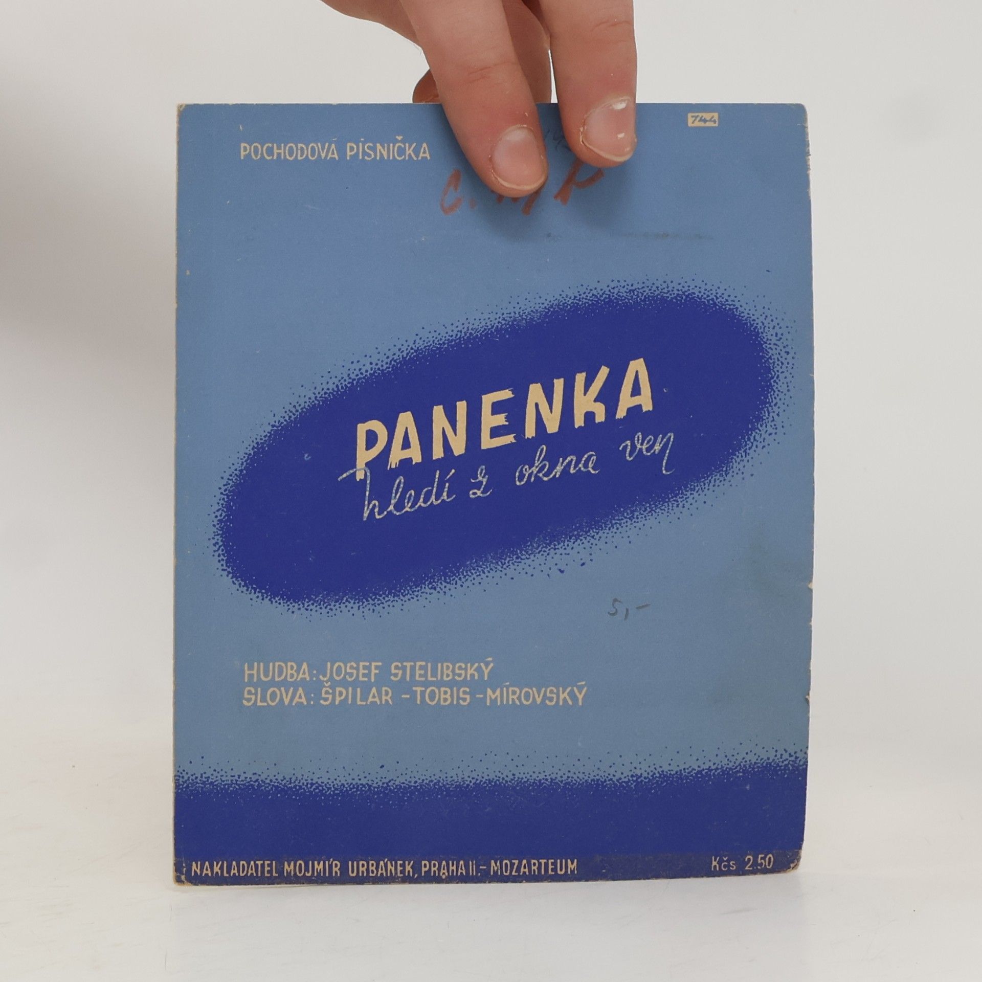 Josef Stelibský Panenka hledí z okna ven