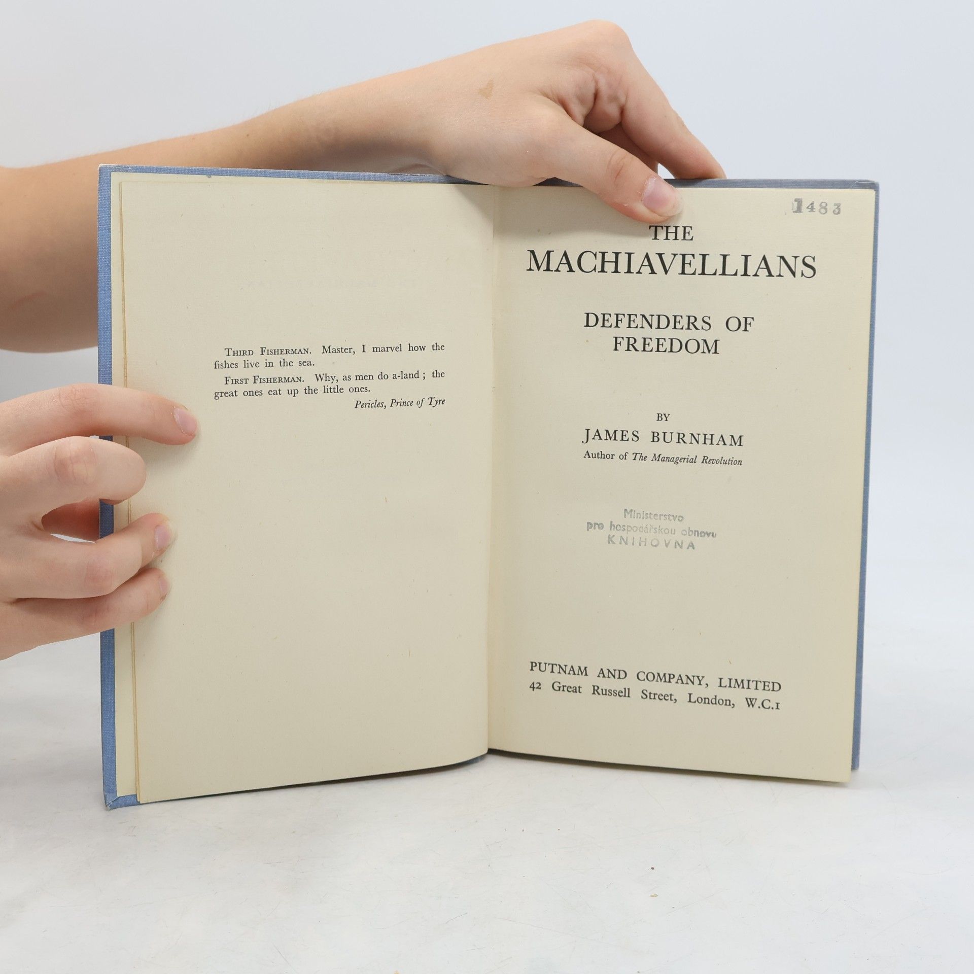 James Burnham The Machiavellians, Defenders of Freedom