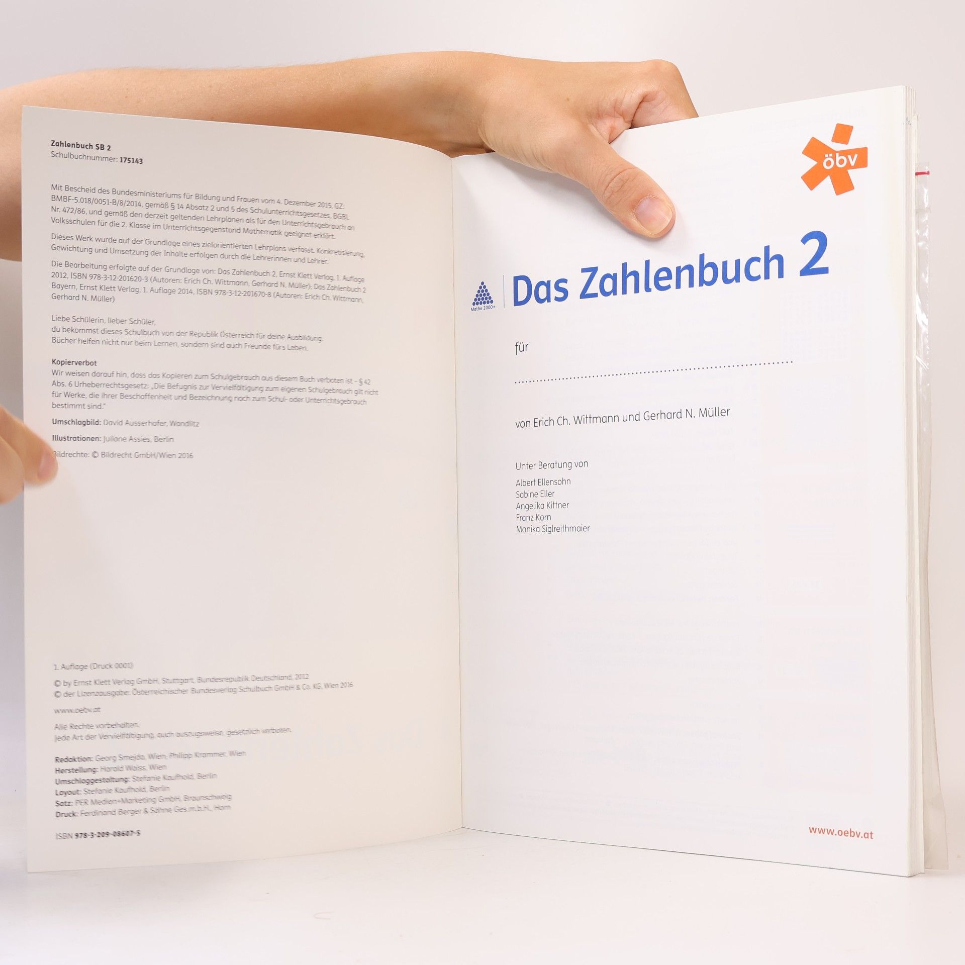 Erich Wittmann Das Zahlenbuch 2, Schülerbuch