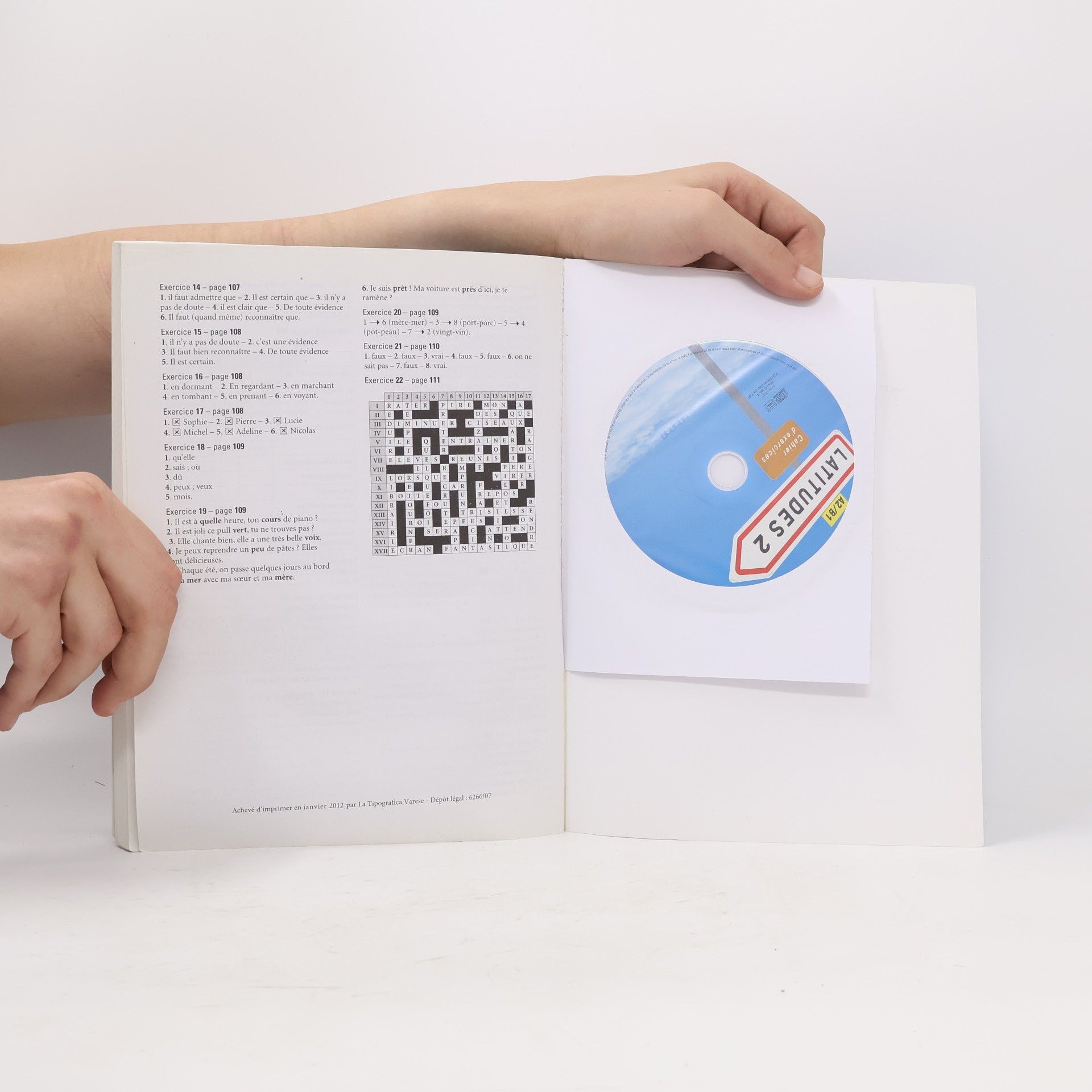 Régine Mérieux Latitudes 2 : cahier d’exercices. A2/B1