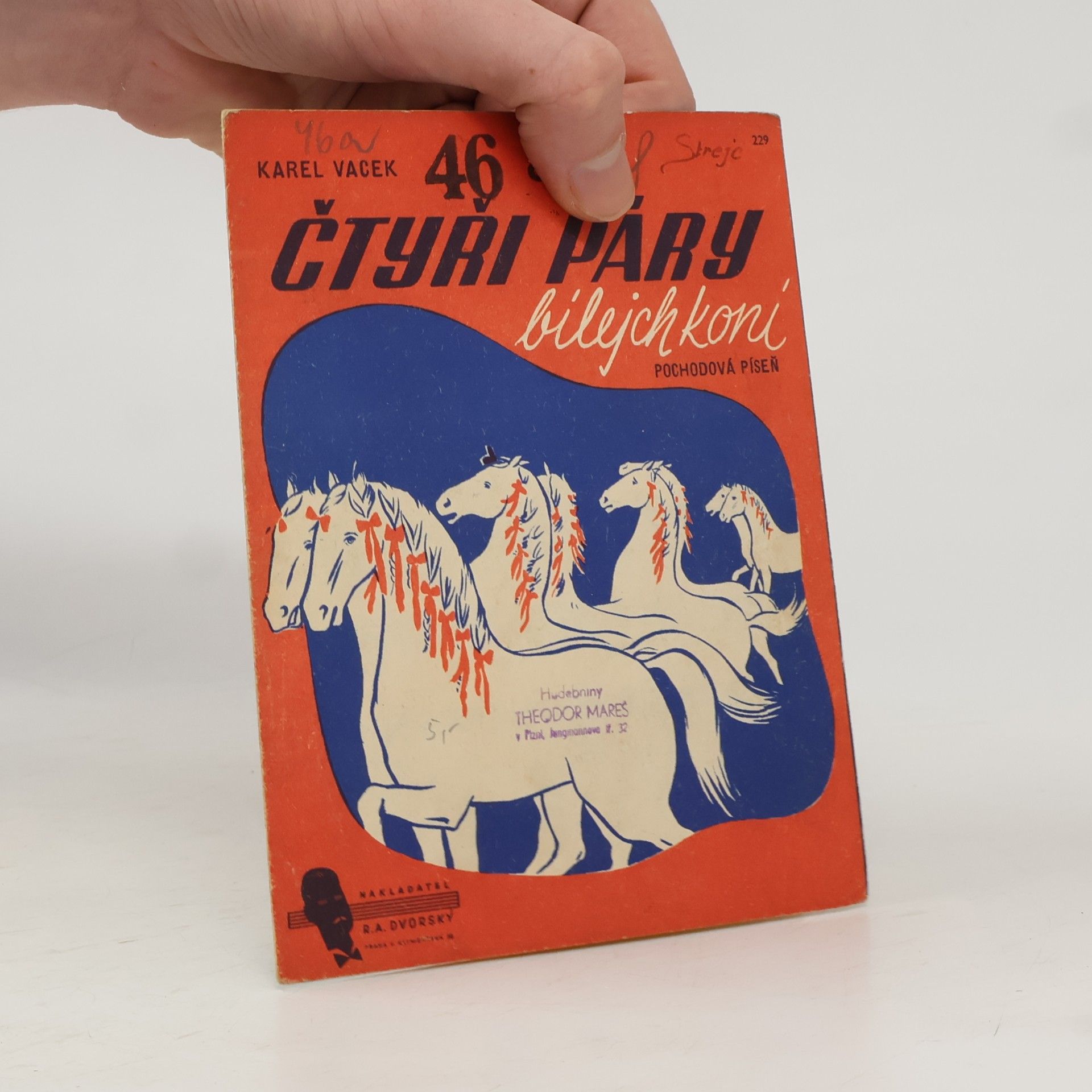 Karel Vacek Čtyři páry bílejch koní