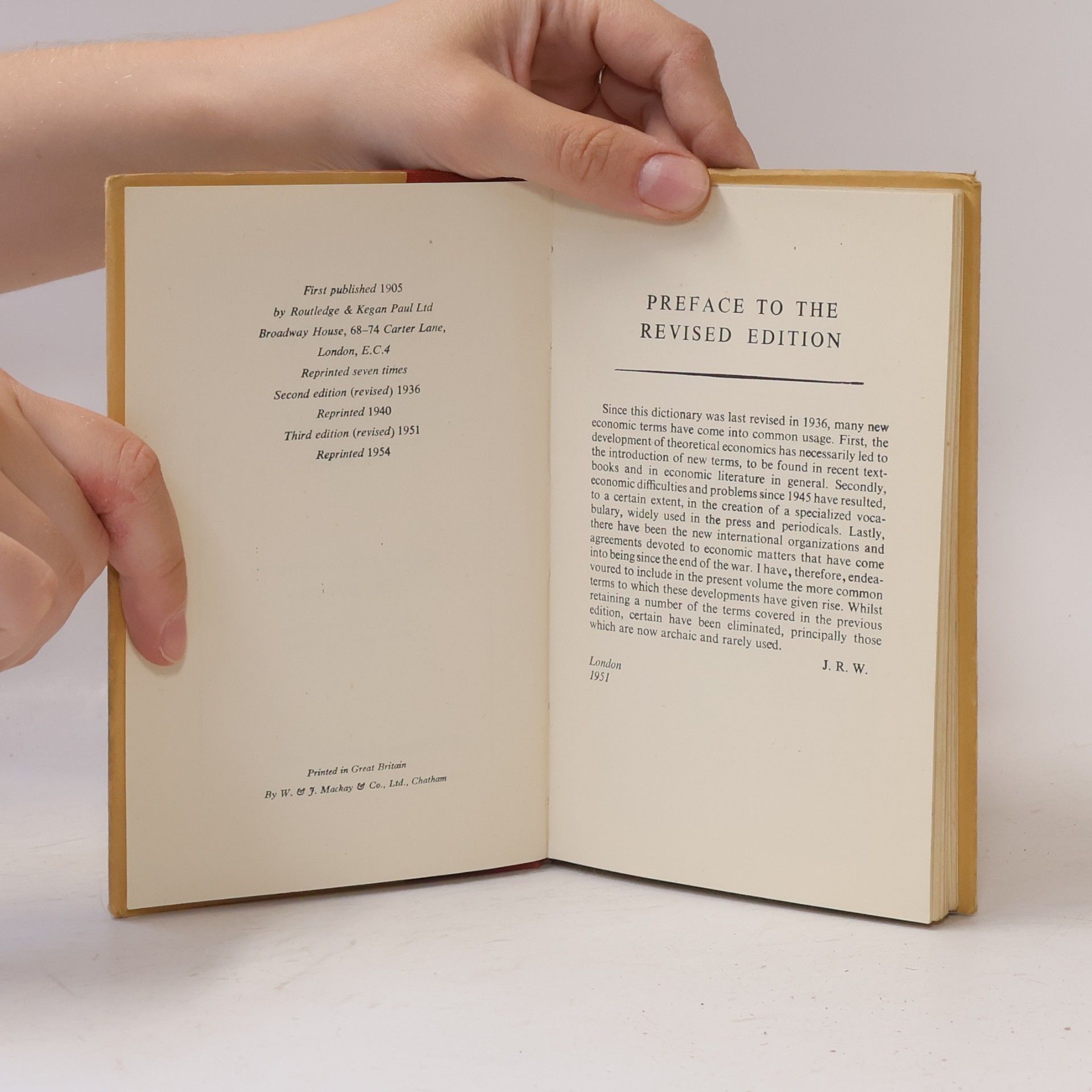 John Winton A Dictionary of Economic Terms
