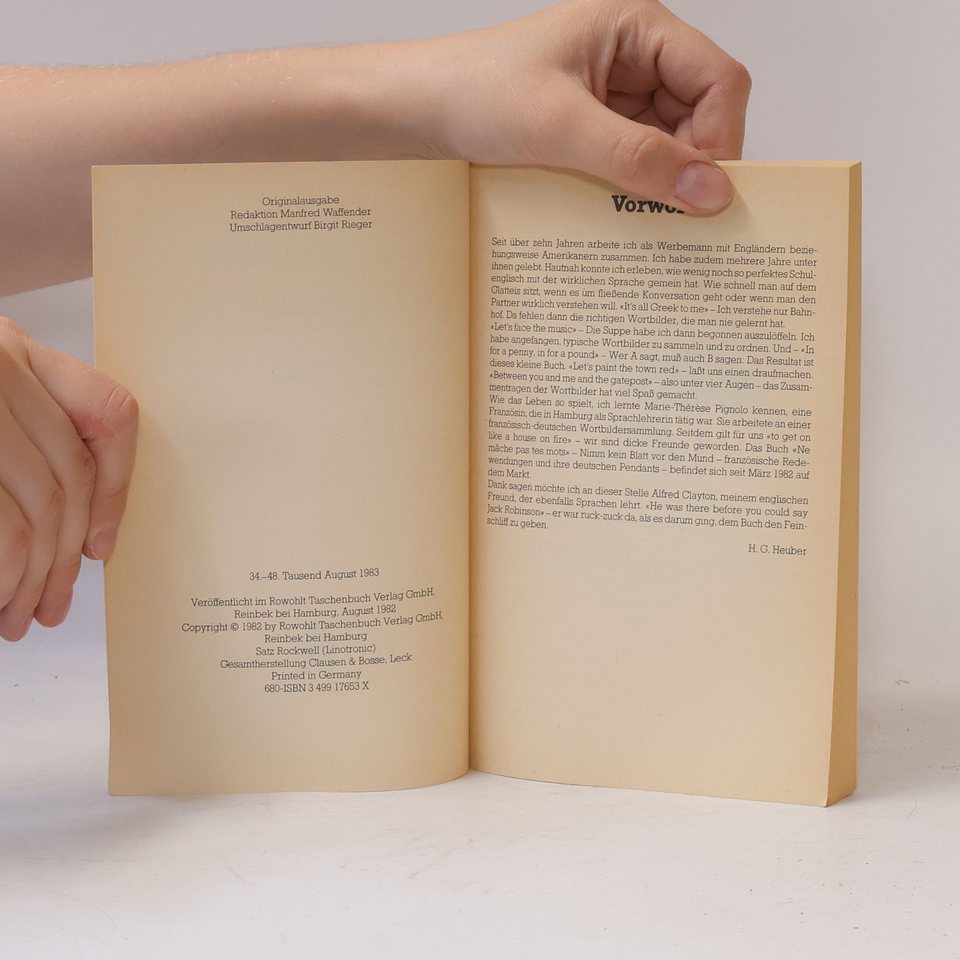 Hans-Georg Heuber Talk One's Head Off