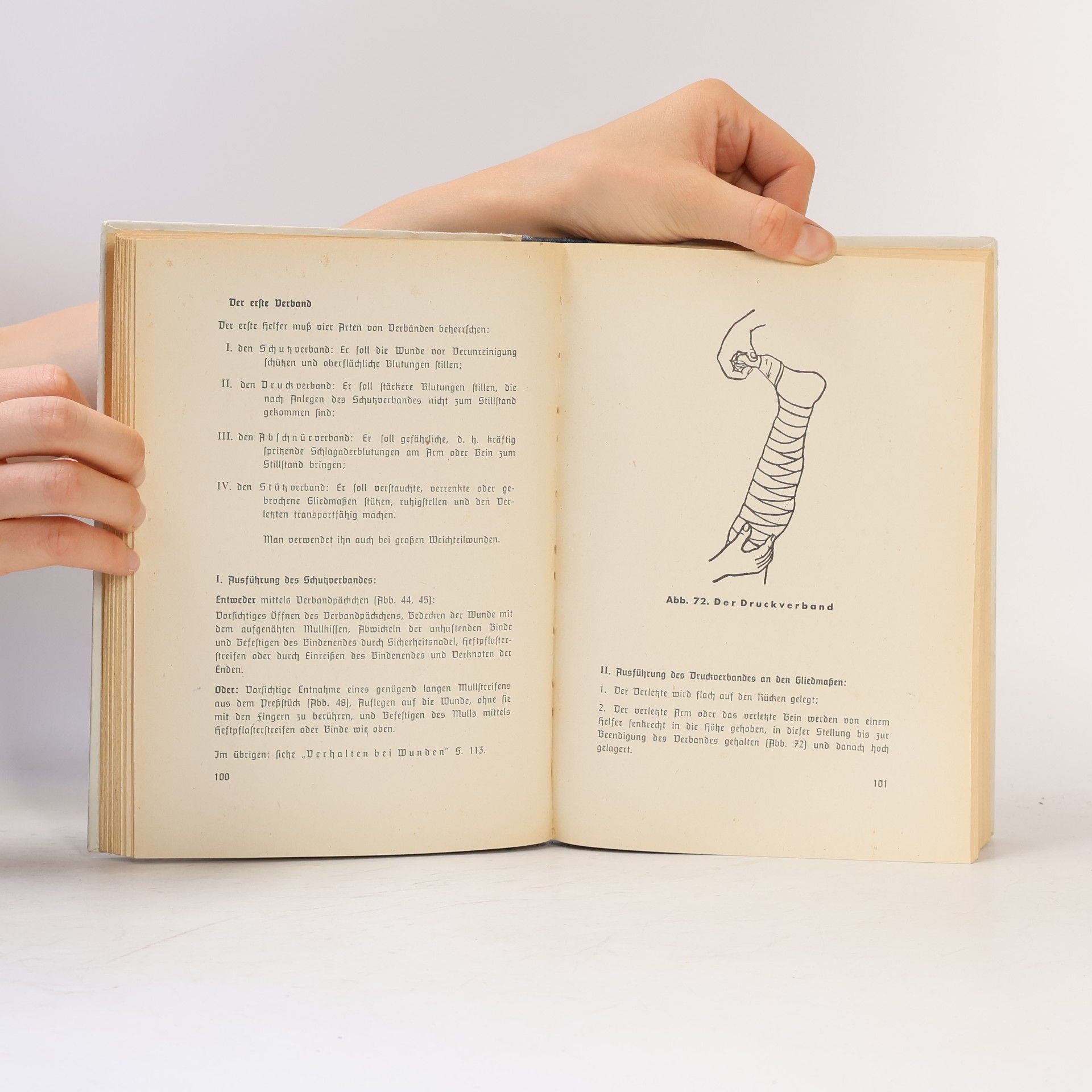 Richard Krueger Amtliches Uterrichtsbuch Über Erste Hilfe