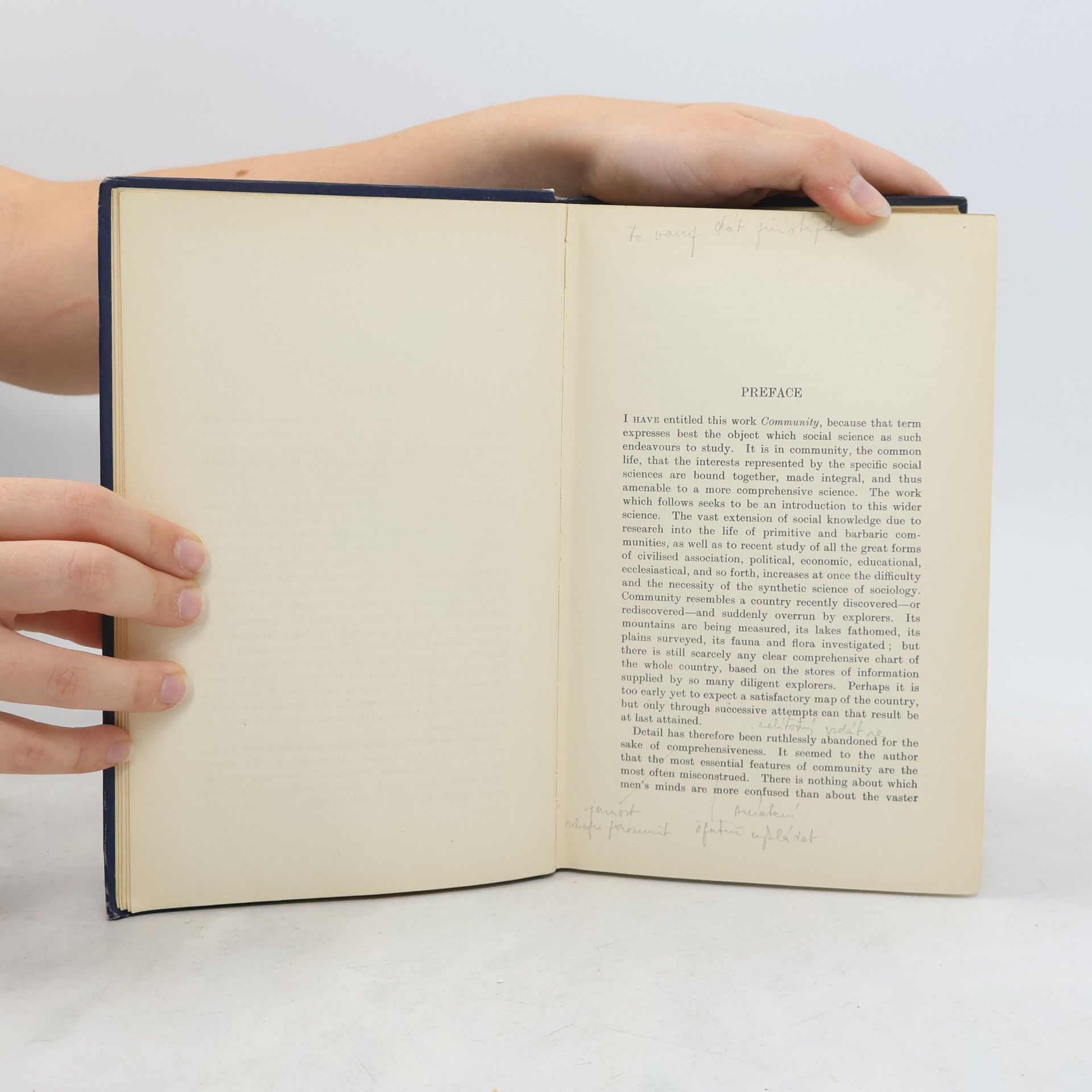 Robert Morrison MacIver Community: A Sociological Study