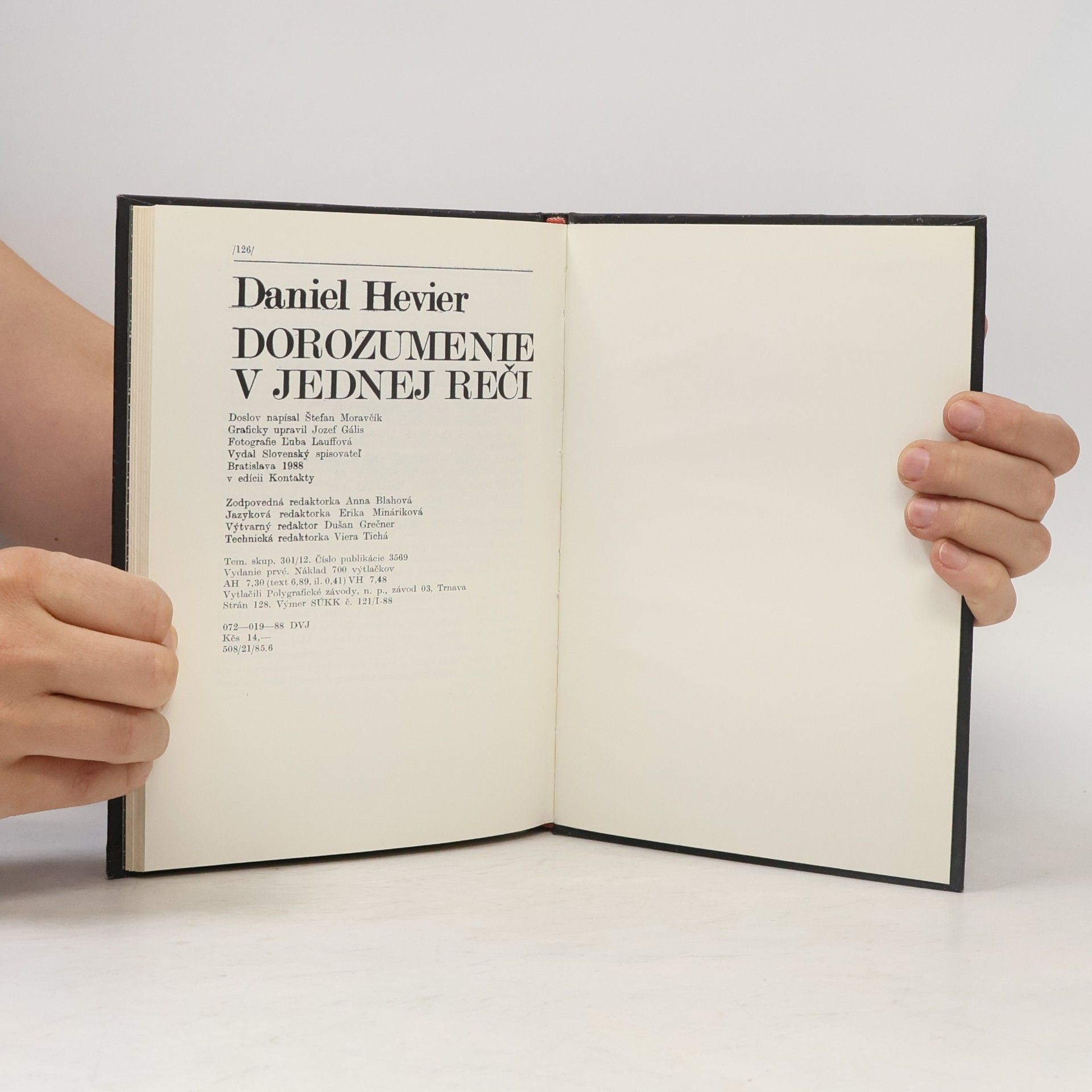 Daniel Hevier Dorozumenie v jednej reči
