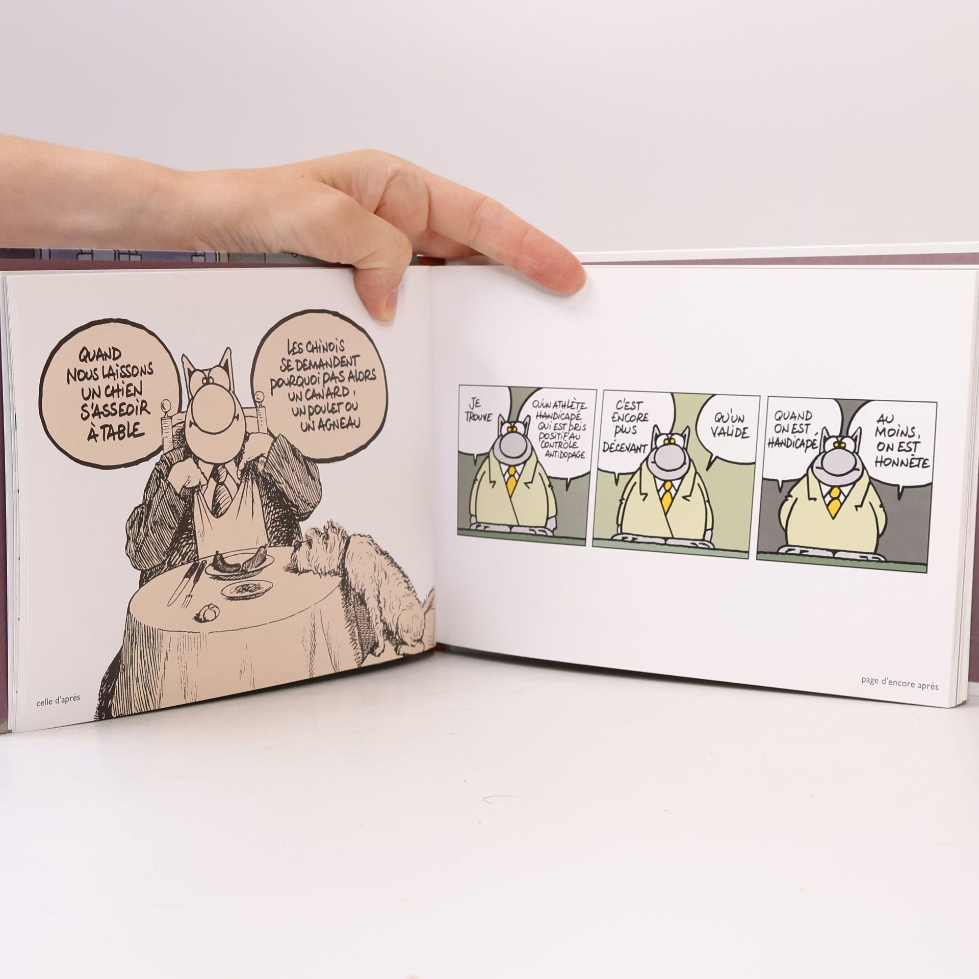 Philippe Geluck Le chat passe à table