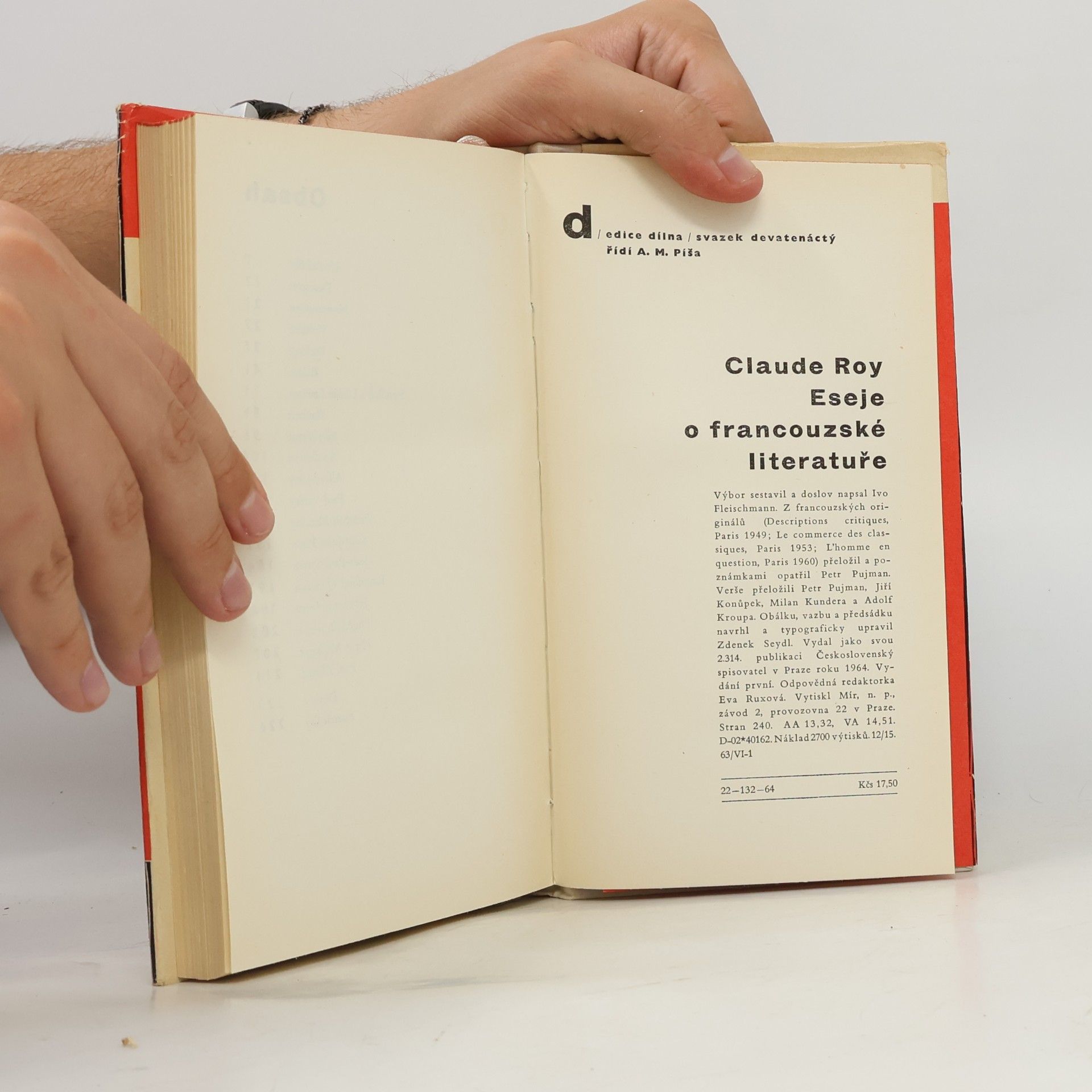 Claude Roy Eseje o francouzské literatuře