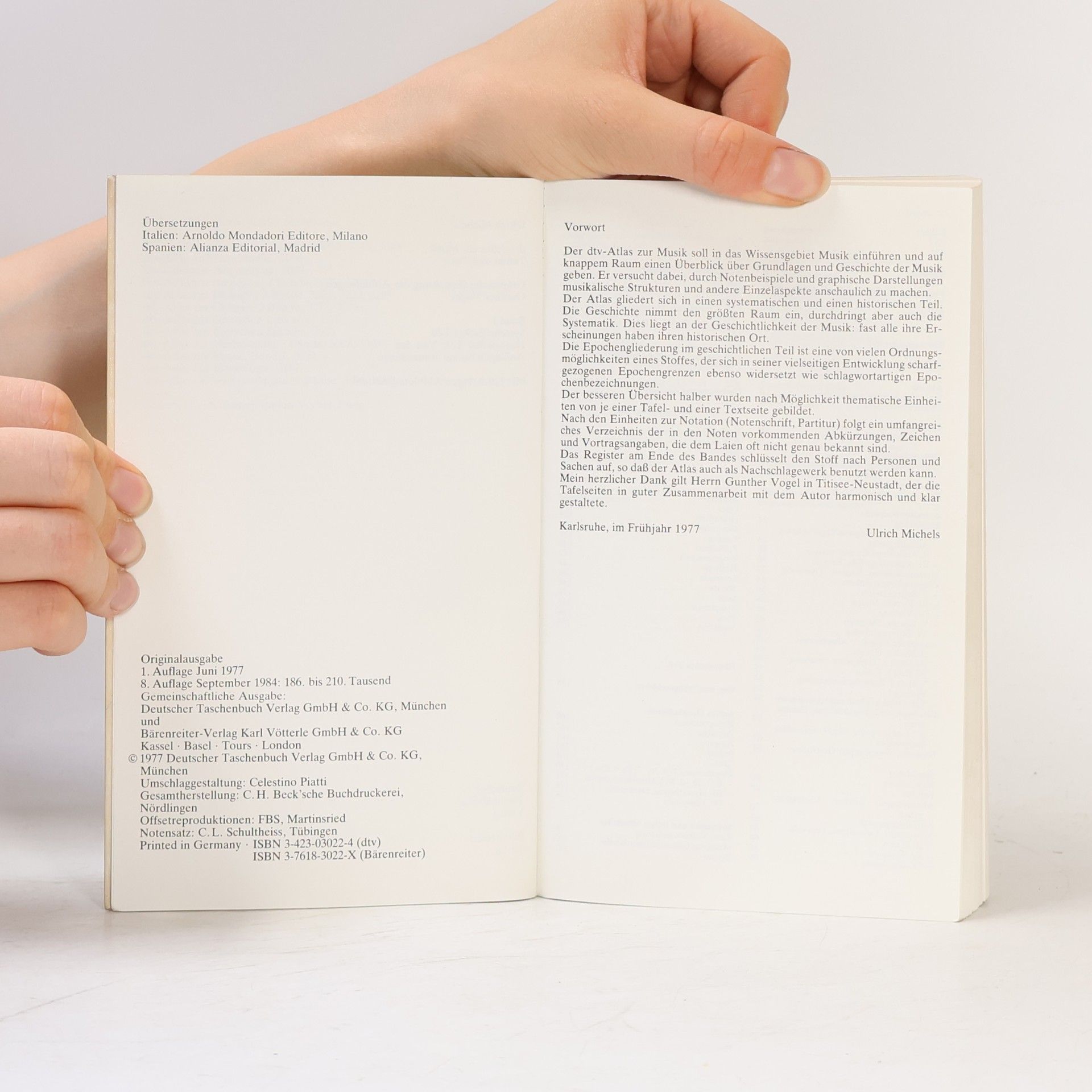 Ulrich Michels Atlas zur Musik 1.