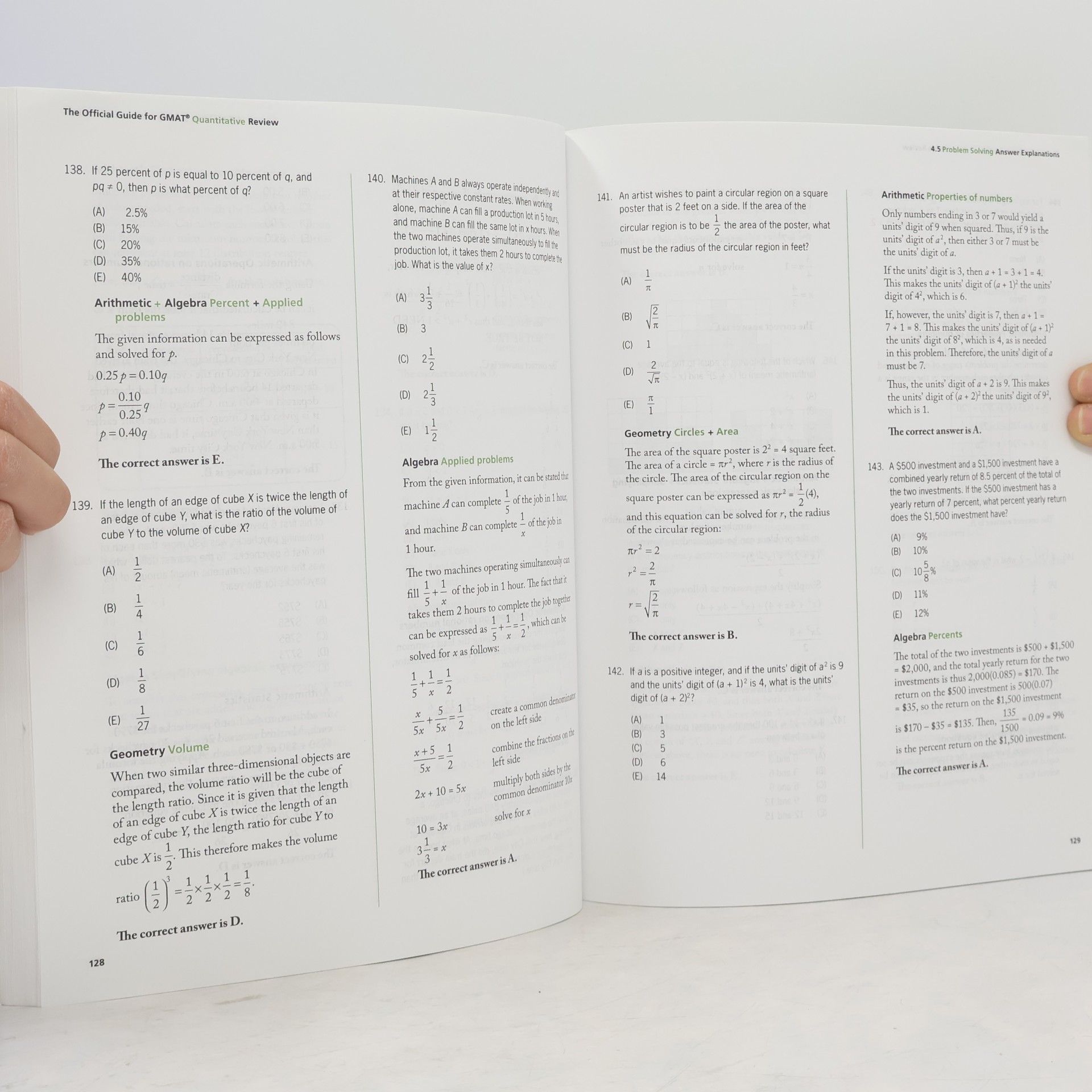 . GMAC Graduate Management Admission Council The Official Guide for GMAT Quantitative Review