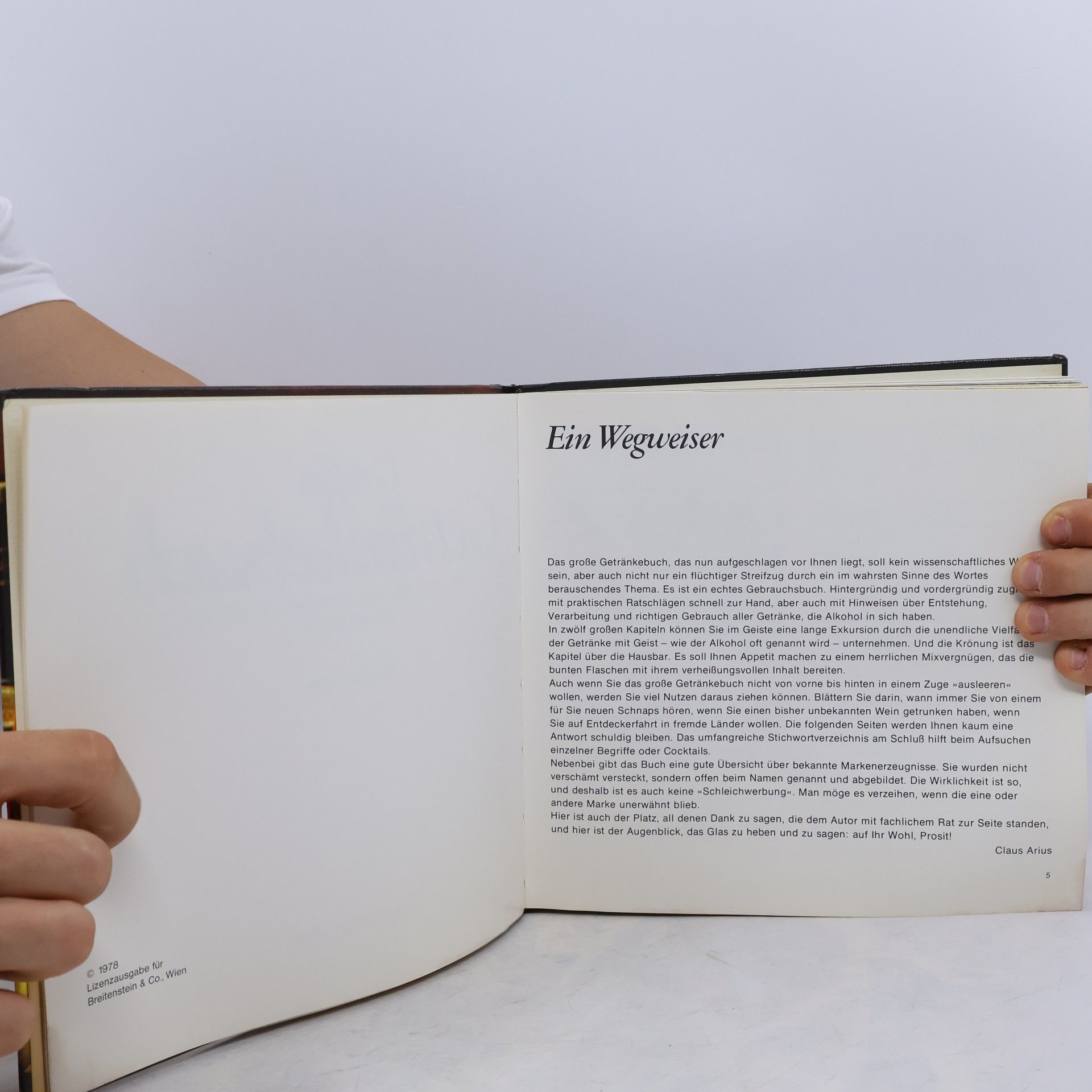 Claus Arius Großes Getränkebuch