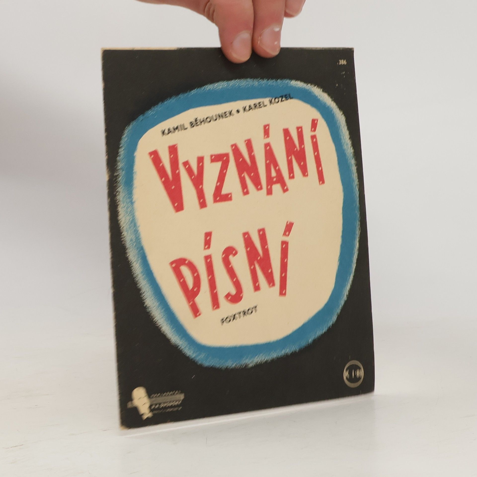 Kamil Běhounek Vyznání písní foxtrot