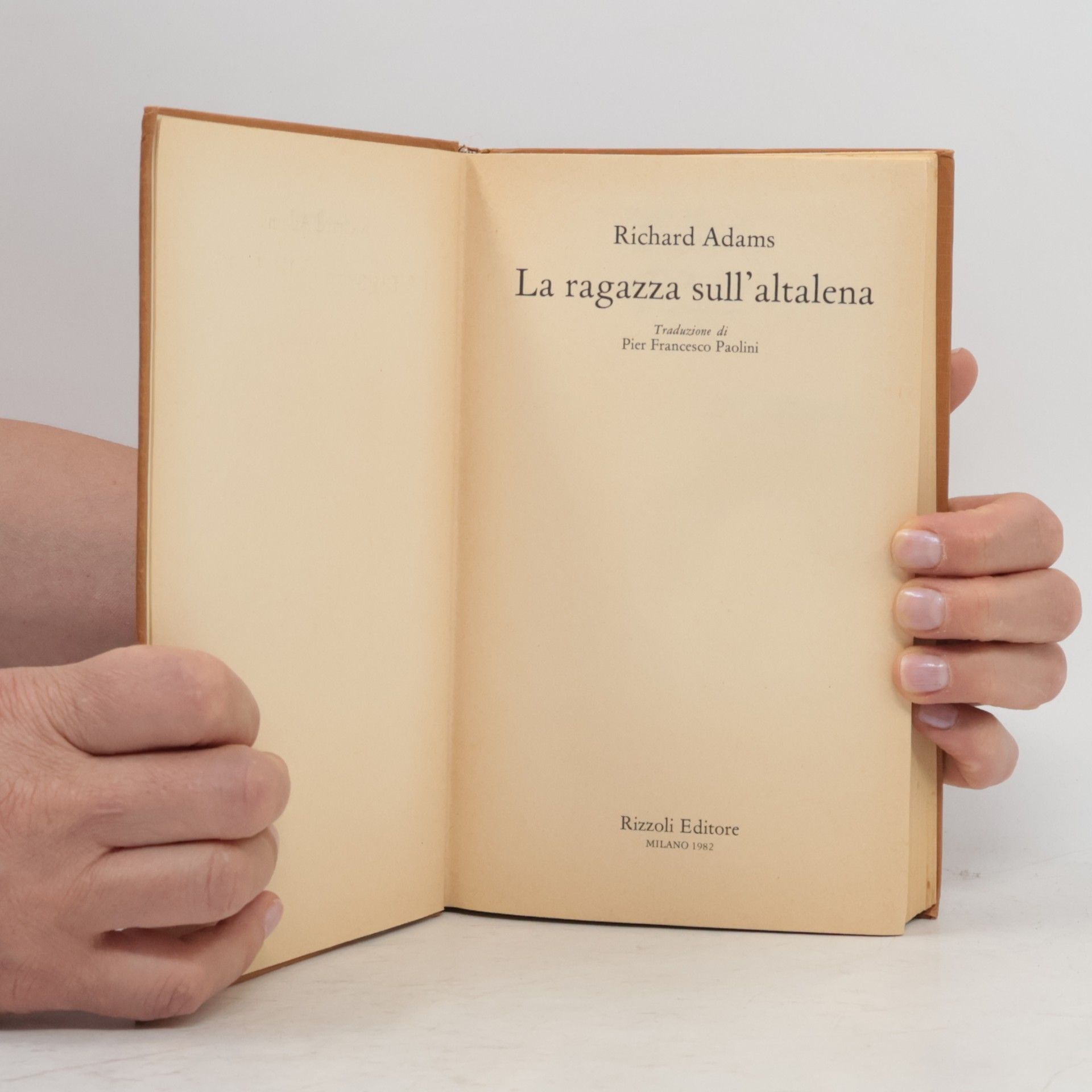Richard Adams La ragazza sull'altalena