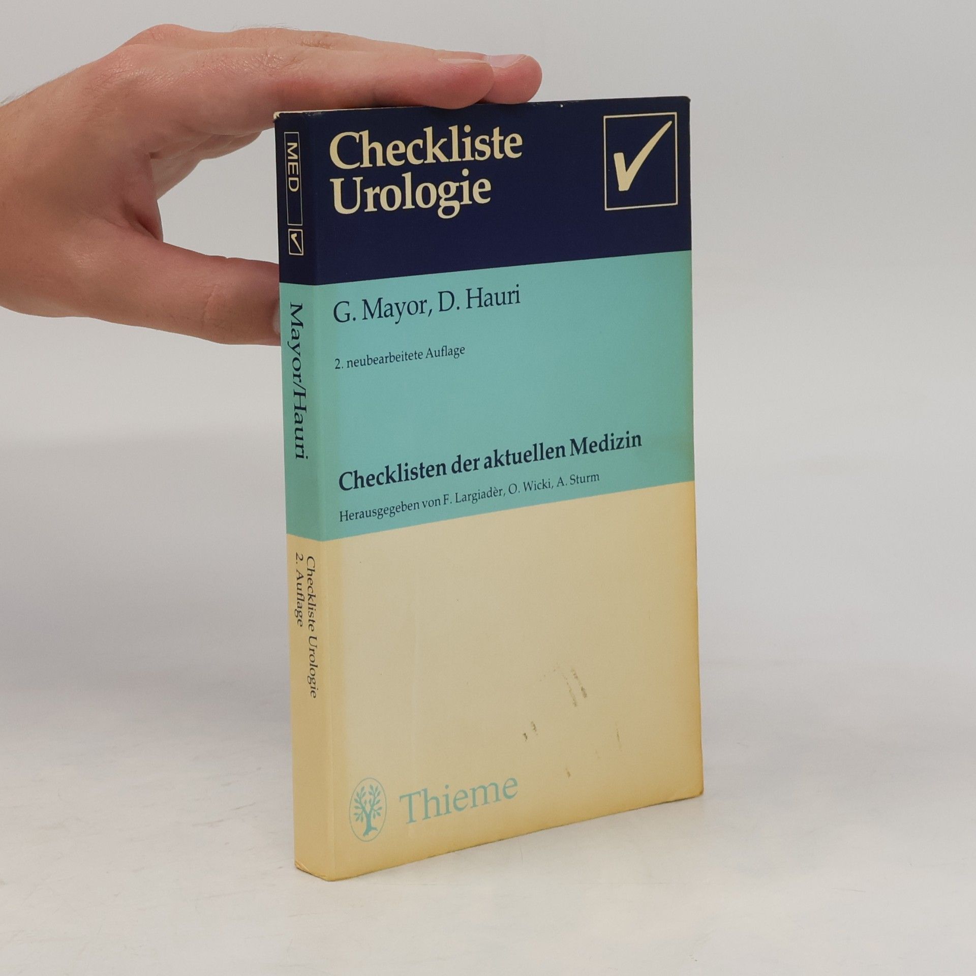 Checklisten der aktuellen Medizin: Checkliste Urologie - 2. Neubearbeitete Auflage