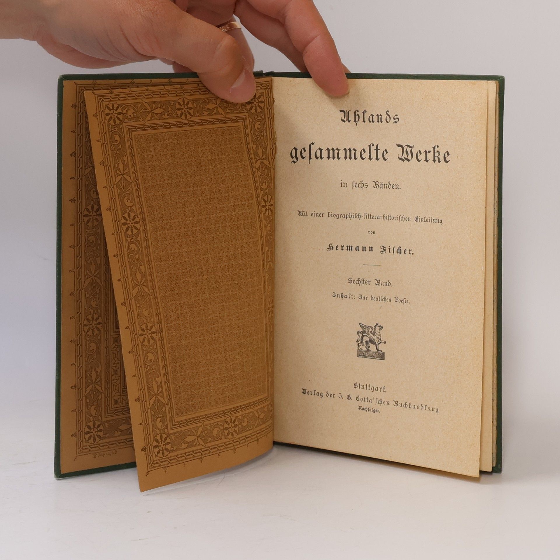 Ludwig Uhland Uhlands gesammelte Werke 6