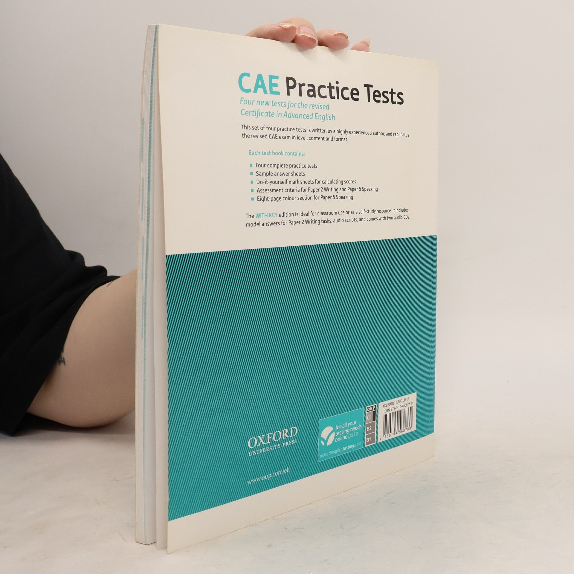 Mark Harrison CAE practice tests with key